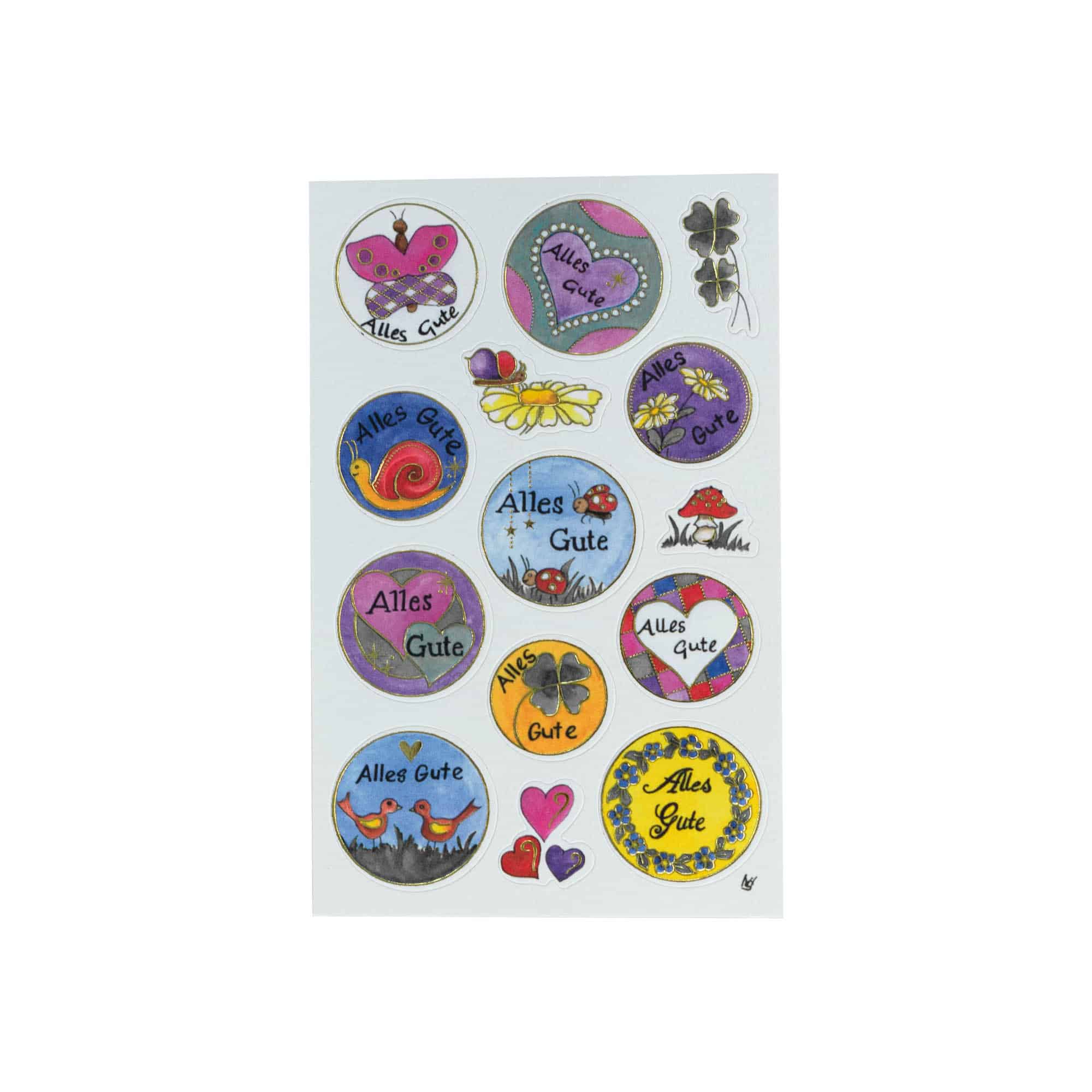 Zweckform stickers 'Het beste', meerkleurig