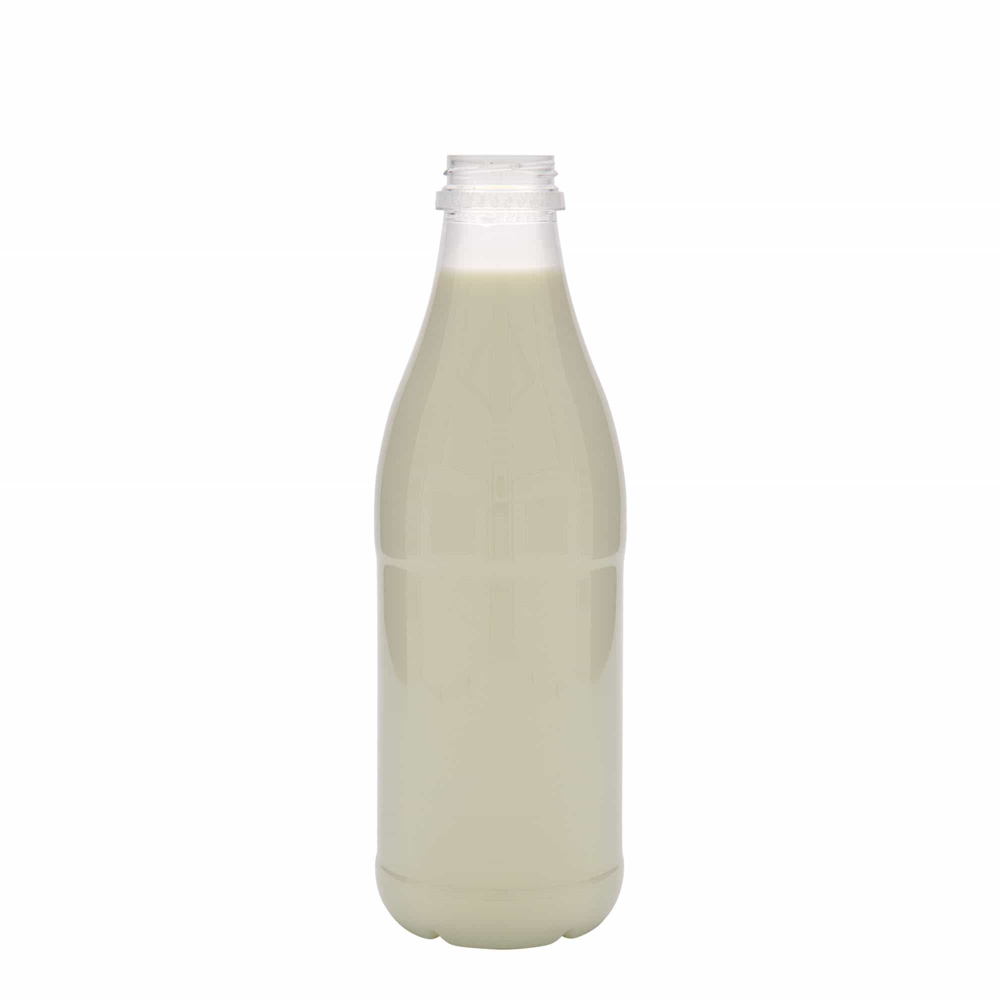 Petfles 'Milk and Juice', 1000 ml, kunststof, monding: 38 mm