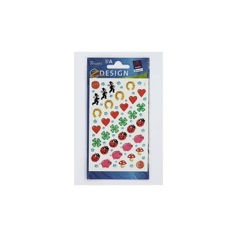 Sticker usage spécial « Porte-bonheur », papier, multicolore