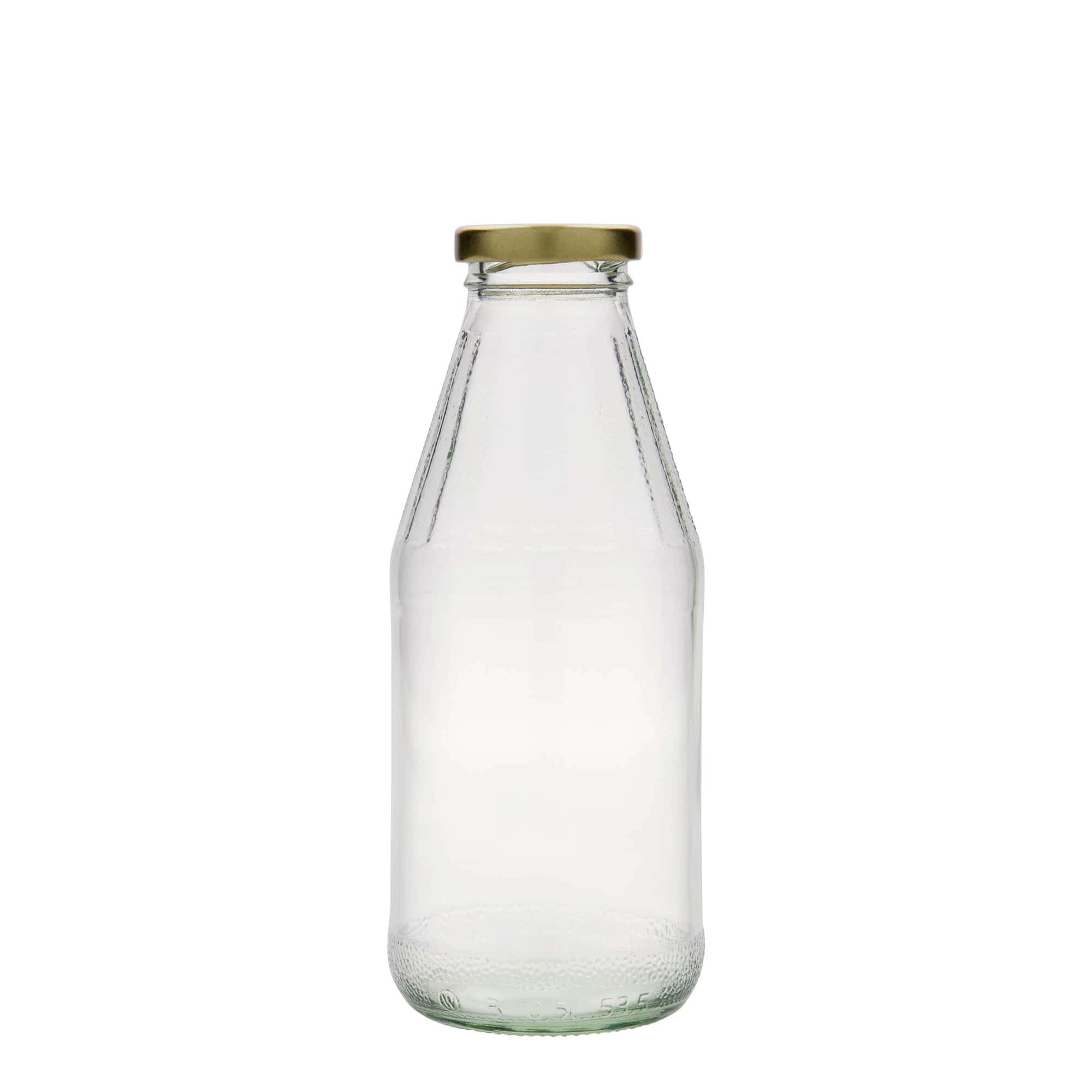 Universele fles met brede hals, 500 ml, glas, monding: twist-off (TO 43) Universele fles met brede hals, 500 ml, glas, monding: twist-off (TO 43)