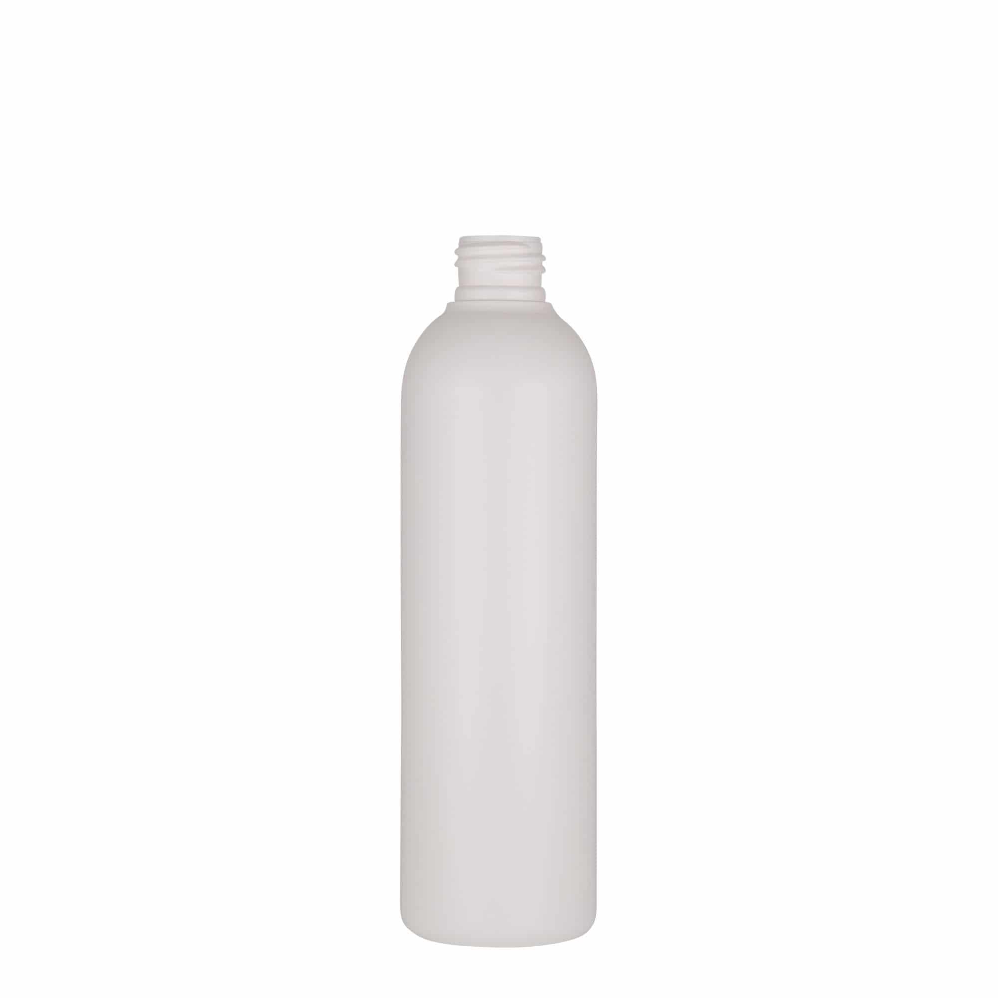 Bouteille en plastique 250 ml 'Tuffy', PEHD, blanche, bouchage: GPI 24/410 Bouteille en plastique 250 ml 'Tuffy', PEHD, blanche, bouchage: GPI 24/410