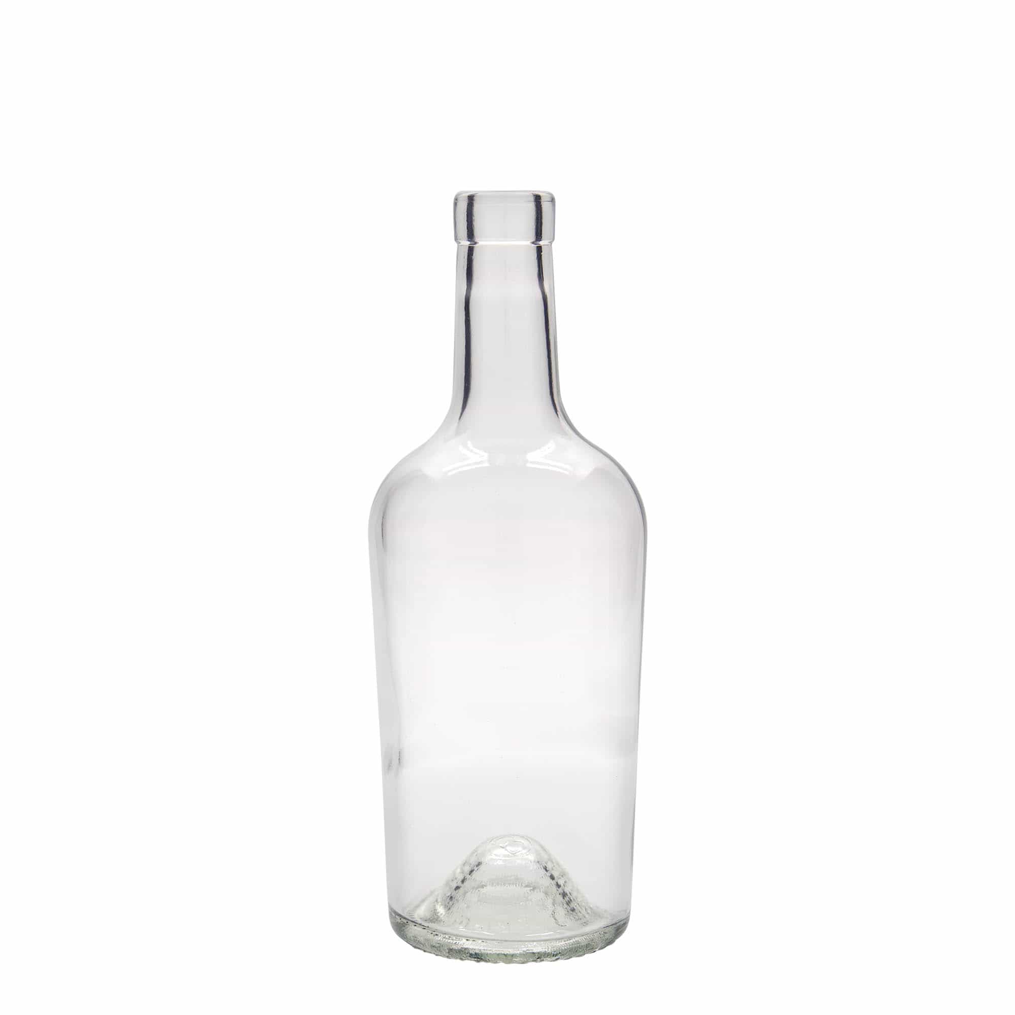Glazen fles 'Margarethe', 500 ml, monding: kurk Glazen fles 'Margarethe', 500 ml, monding: kurk
