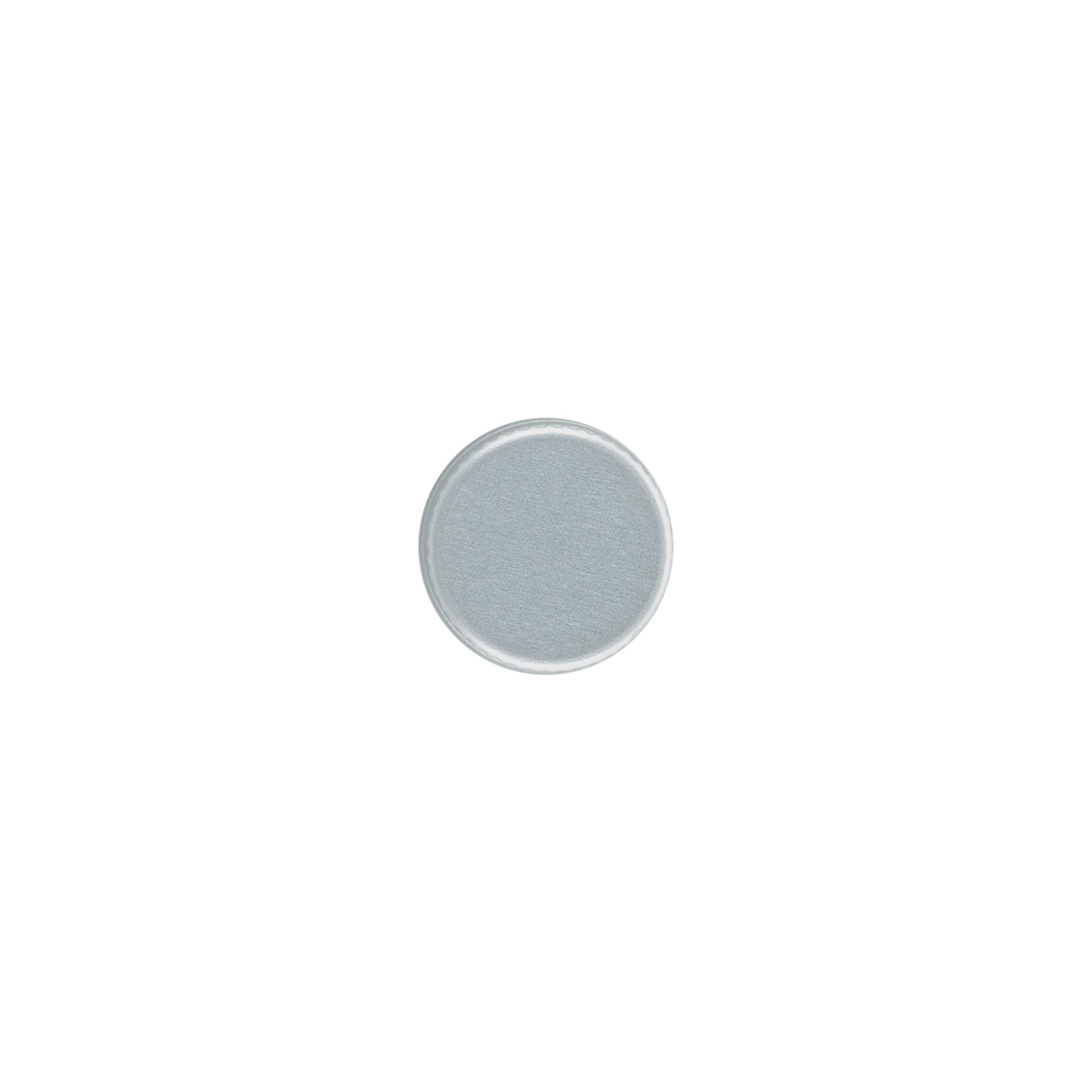 Schroefsluiting, metaal, zilver, voor monding: PP 18 Schroefsluiting, metaal, zilver, voor monding: PP 18