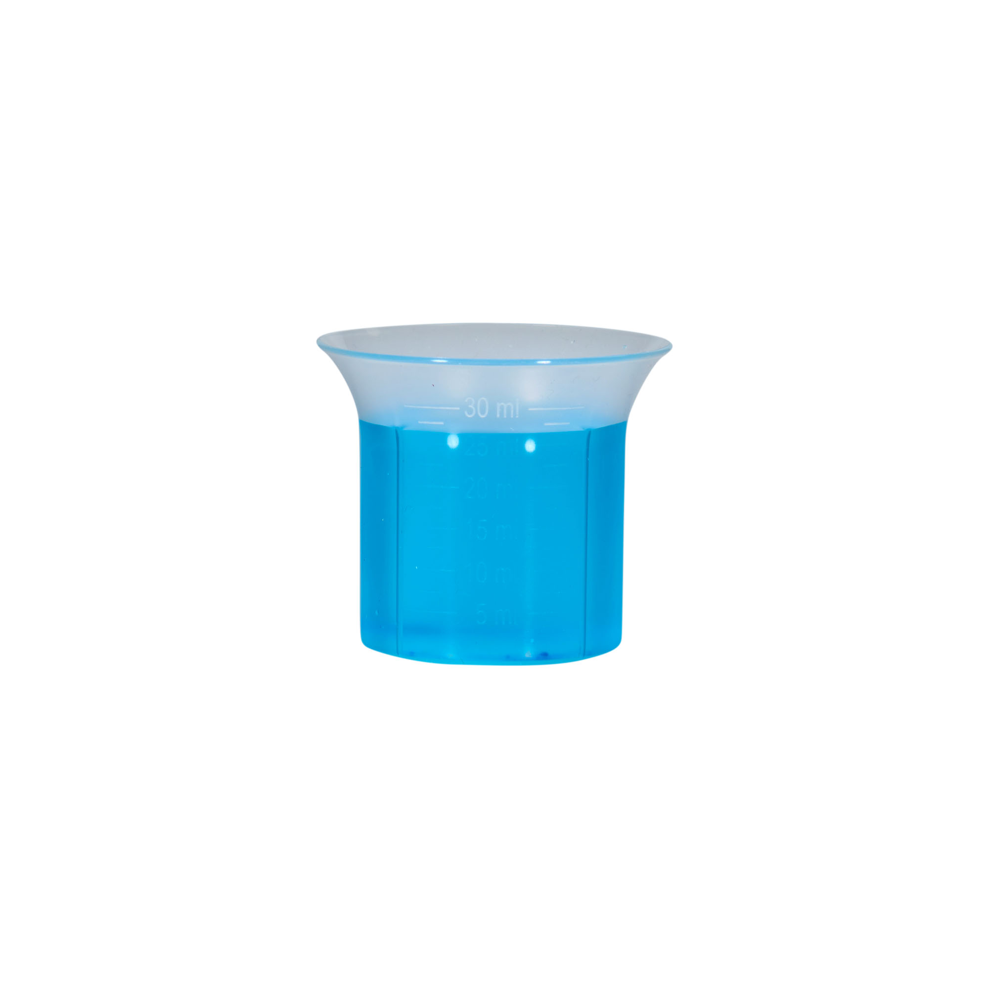 Maatbeker, 5-30 ml, PP-kunststof