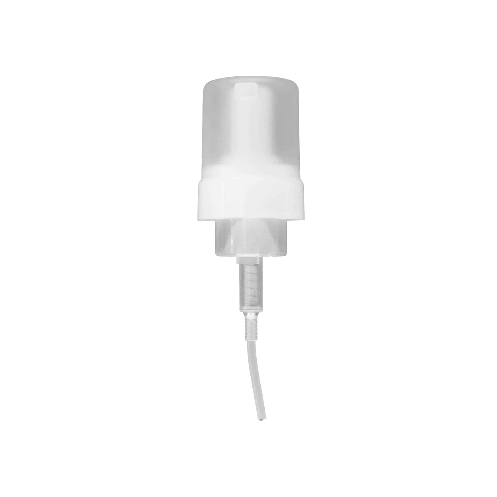 Flacon doseur 100 ml « Foamer », plastique PP, blanc, pour bouchage: Bougage à vis