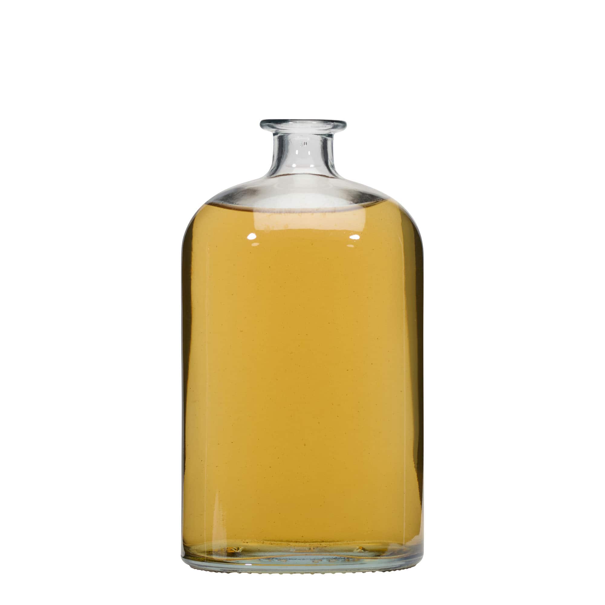 Bouteille en verre 1 000 ml 'Dundee', ovale, bouchage: bouchon