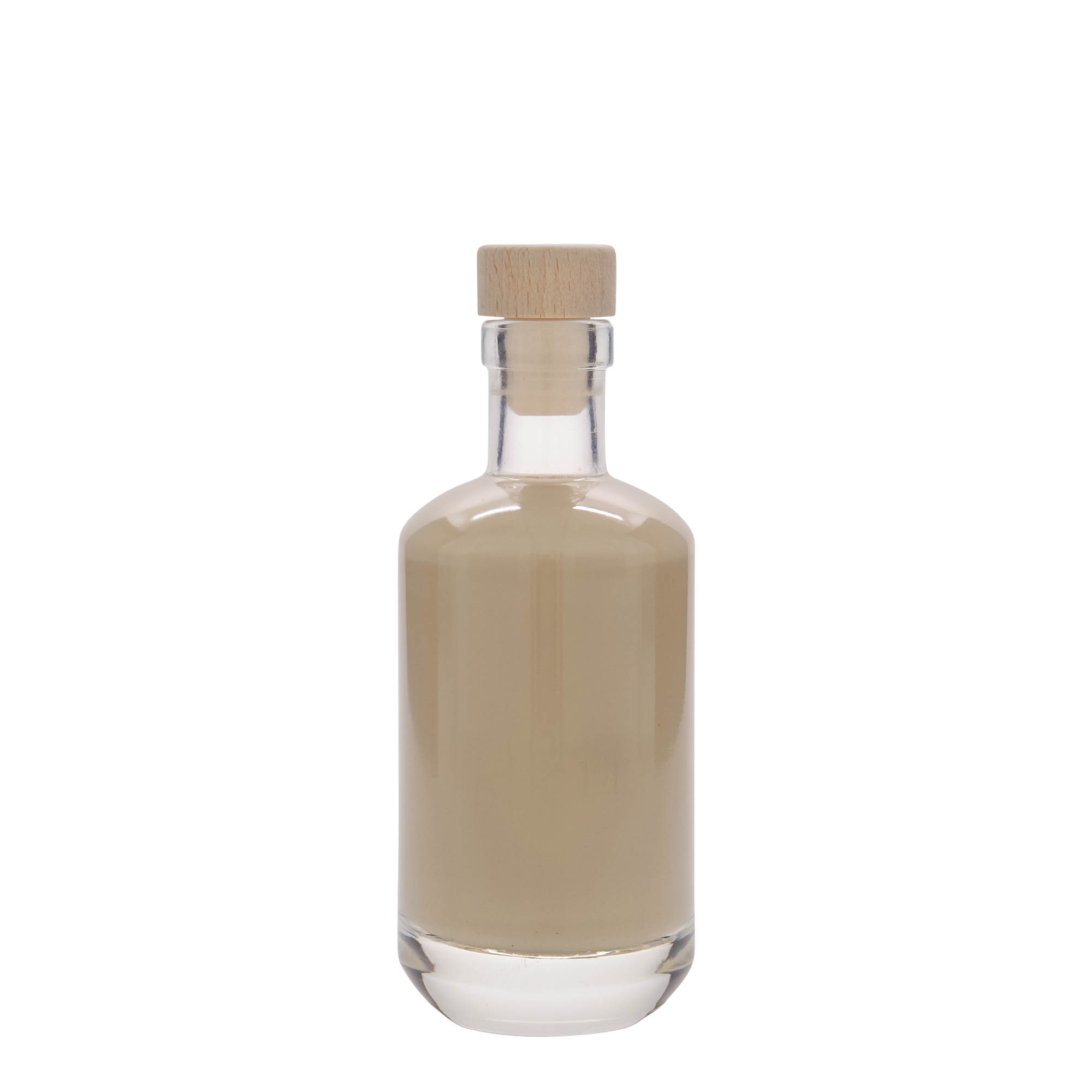 Glazen fles 'Vienna', 200 ml, monding: kurk Glazen fles 'Vienna', 200 ml, monding: kurk
