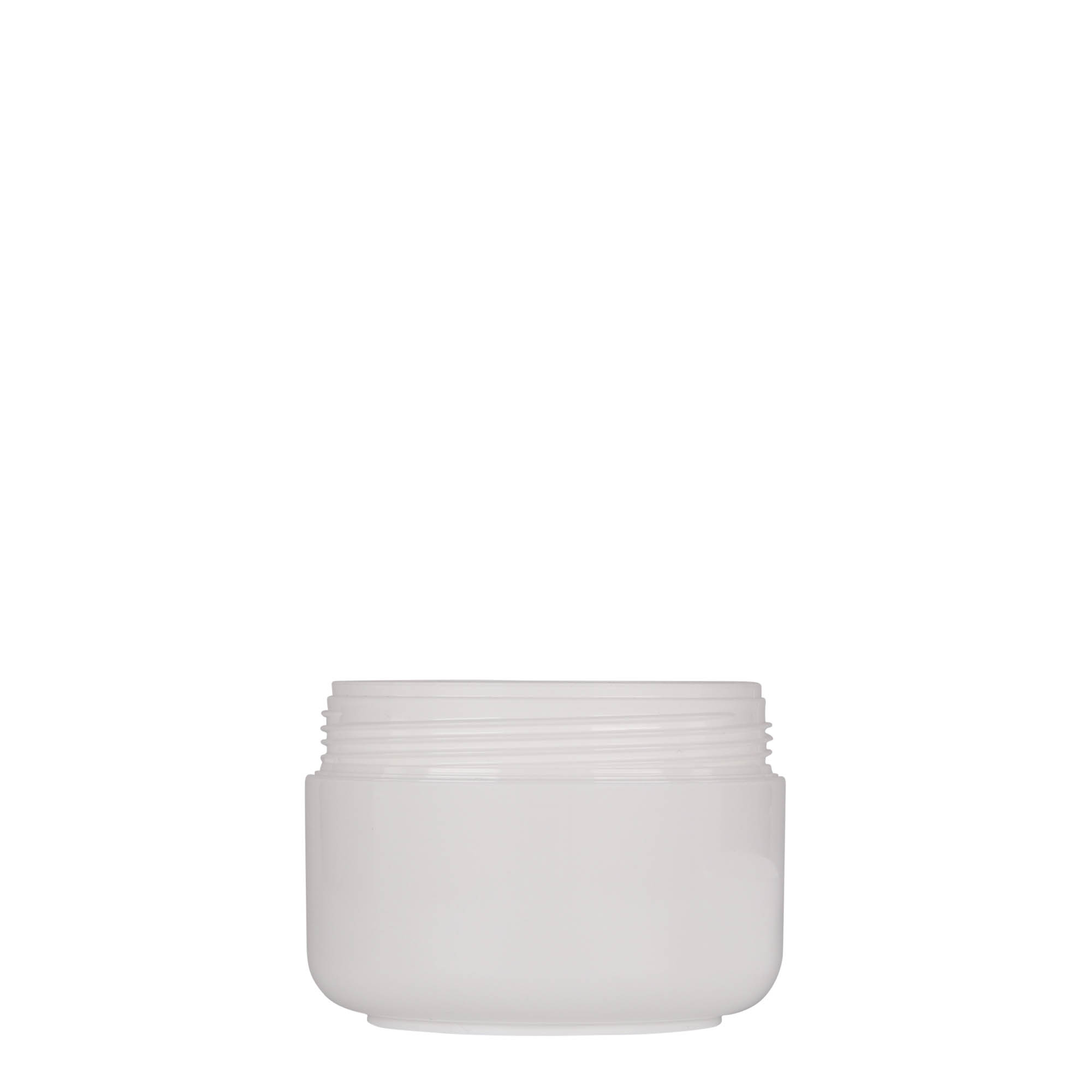 Plastic pot 'Bianca', 150 ml, PP, wit, monding: schroefsluiting Plastic pot 'Bianca', 150 ml, PP, wit, monding: schroefsluiting