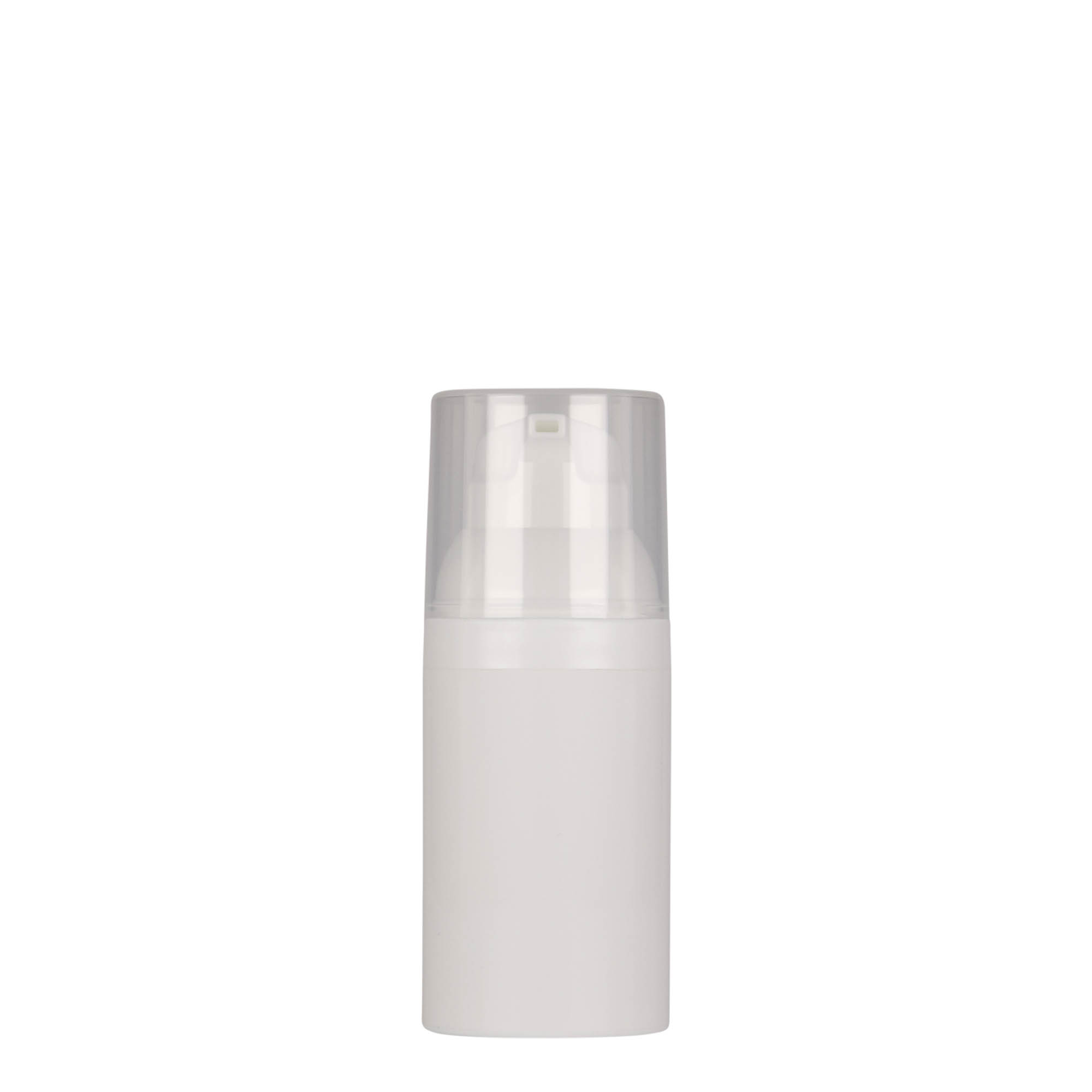 Flacon airless 30 ml 'Mezzo', plastique PP, blanc Flacon airless 30 ml 'Mezzo', plastique PP, blanc