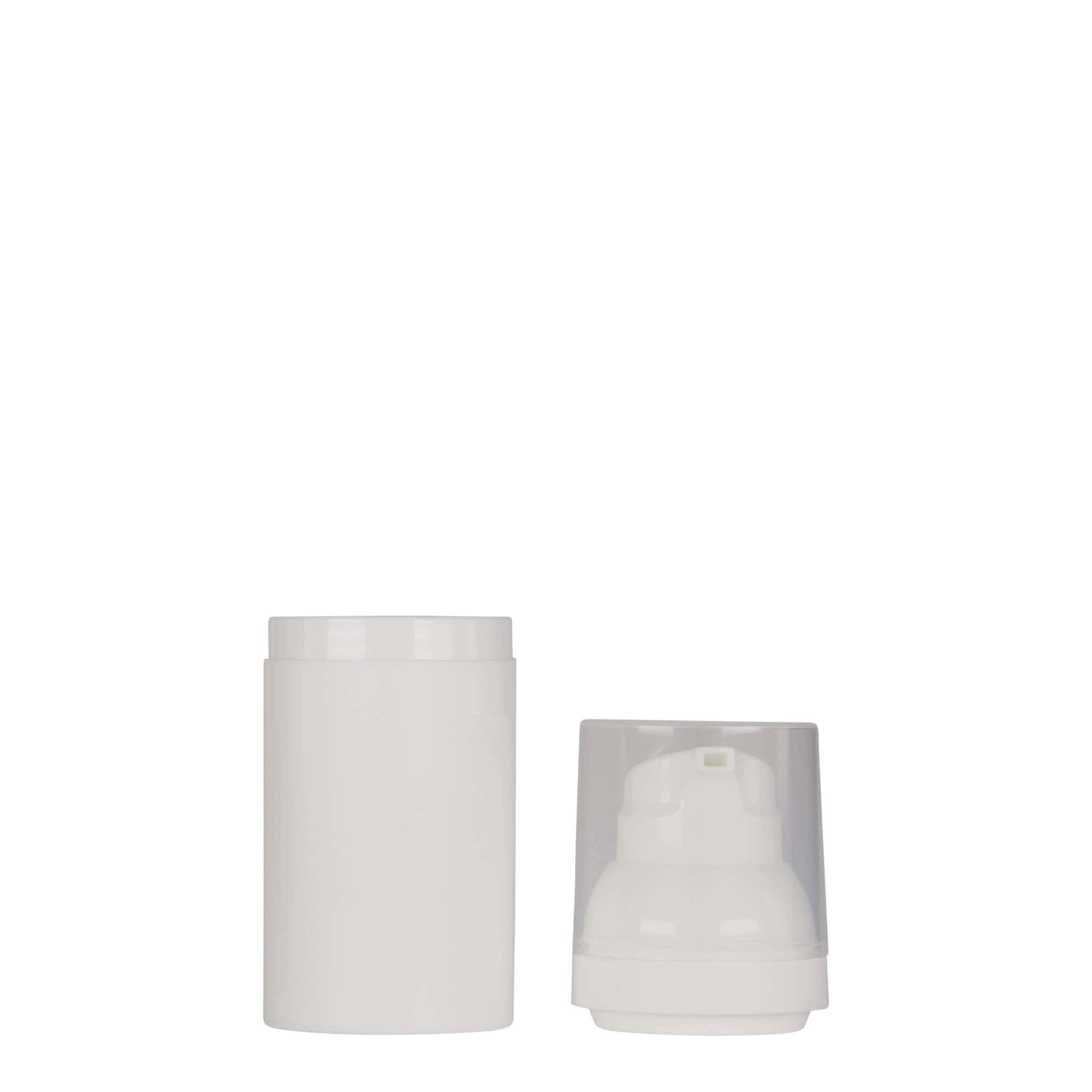 Flacon airless 30 ml 'Mezzo', plastique PP, blanc