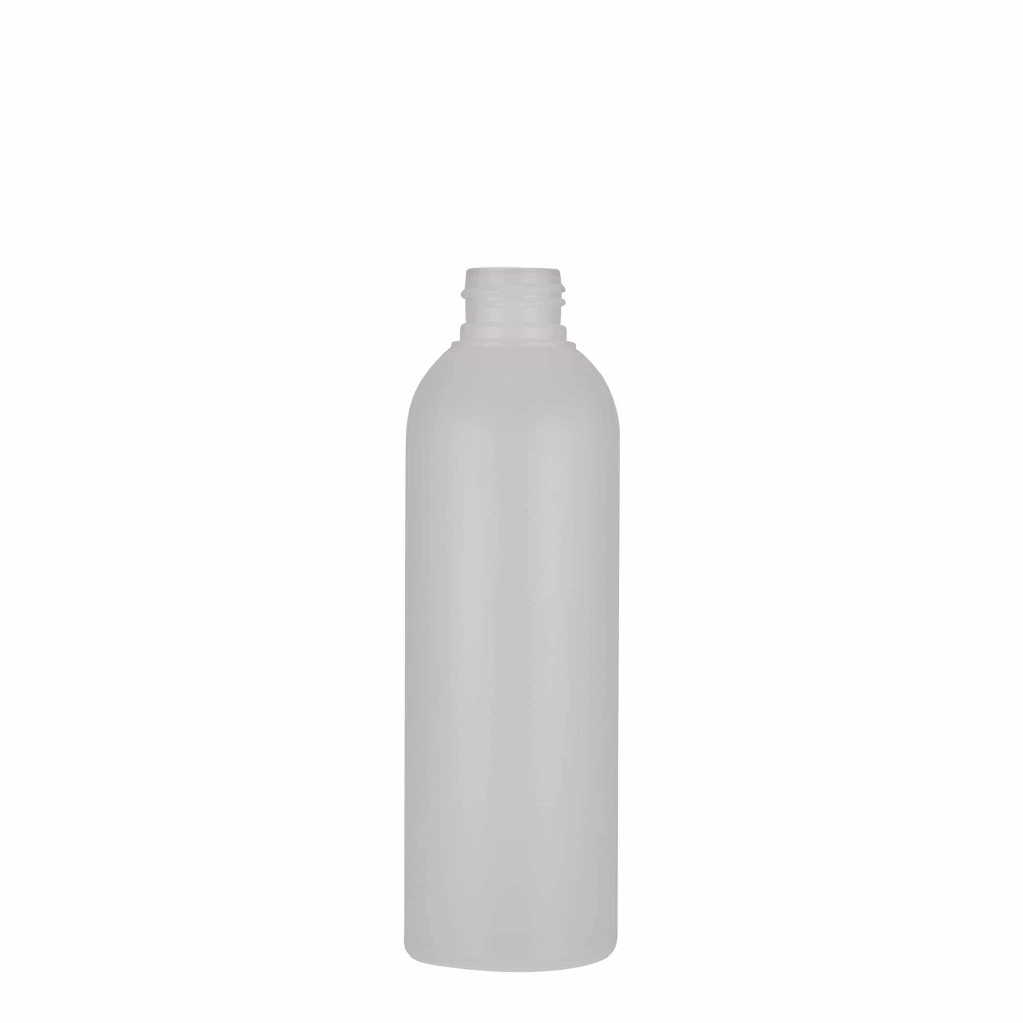 Bouteille en plastique 200 ml 'Tuffy', PEHD, nature, bouchage: GPI 24/410 Bouteille en plastique 200 ml 'Tuffy', PEHD, nature, bouchage: GPI 24/410