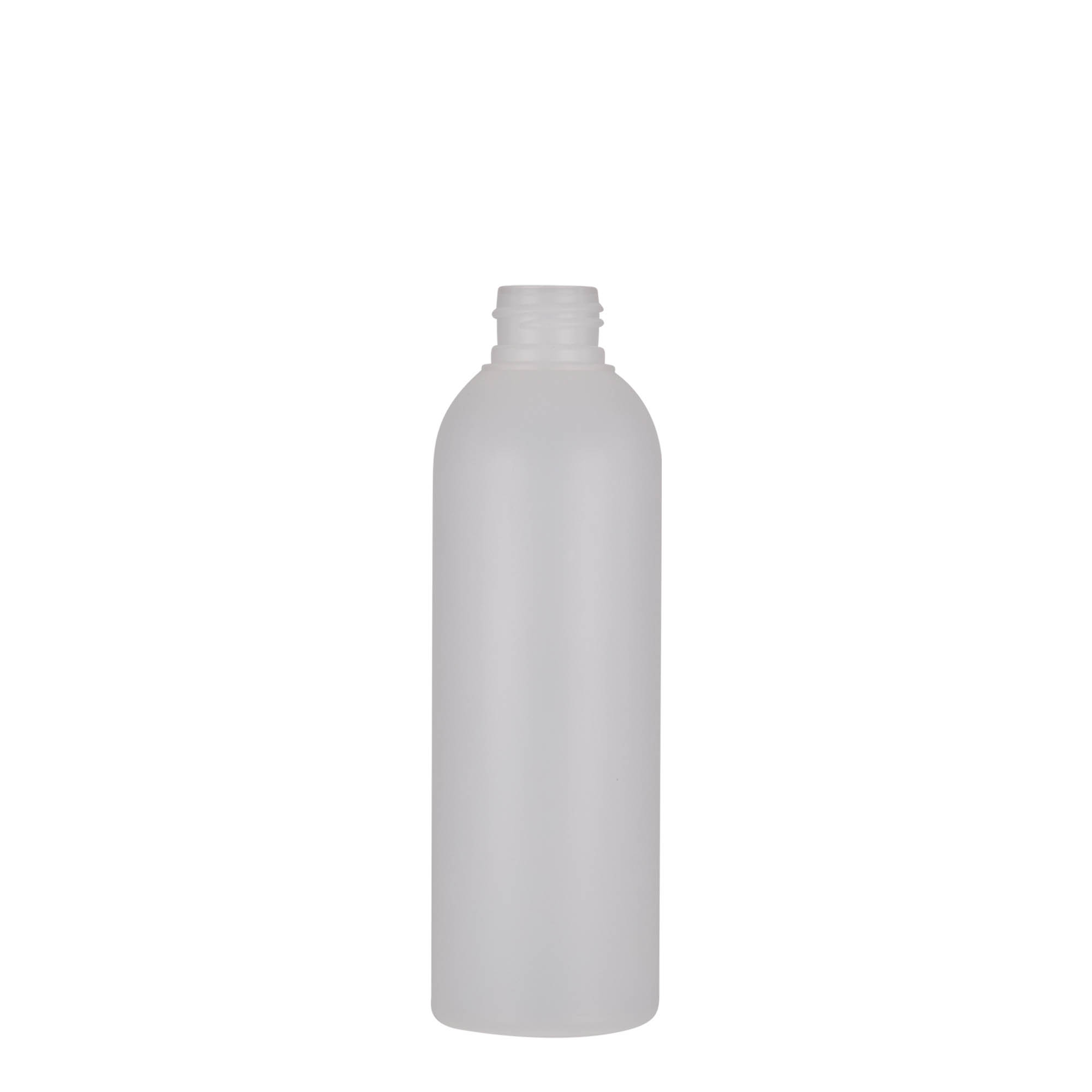 Plastic fles 'Tuffy', 200 ml, HDPE, naturel, monding: 24/410 Plastic fles 'Tuffy', 200 ml, HDPE, naturel, monding: 24/410