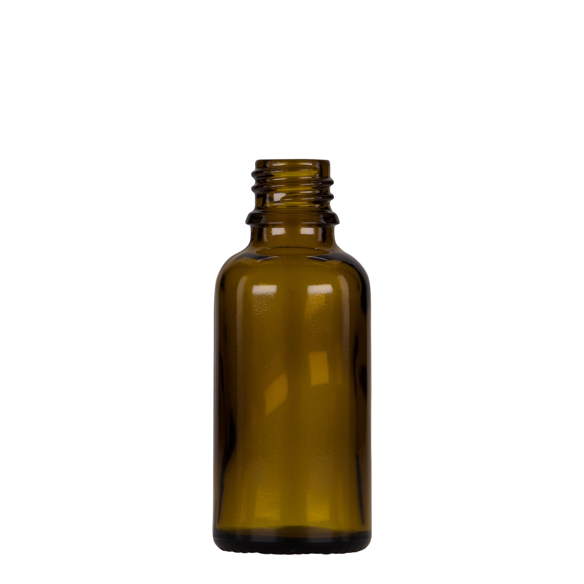 Pipetflesje medicijn, 30 ml, glas, bruin-zwart, monding: DIN 18 Pipetflesje medicijn, 30 ml, glas, bruin-zwart, monding: DIN 18