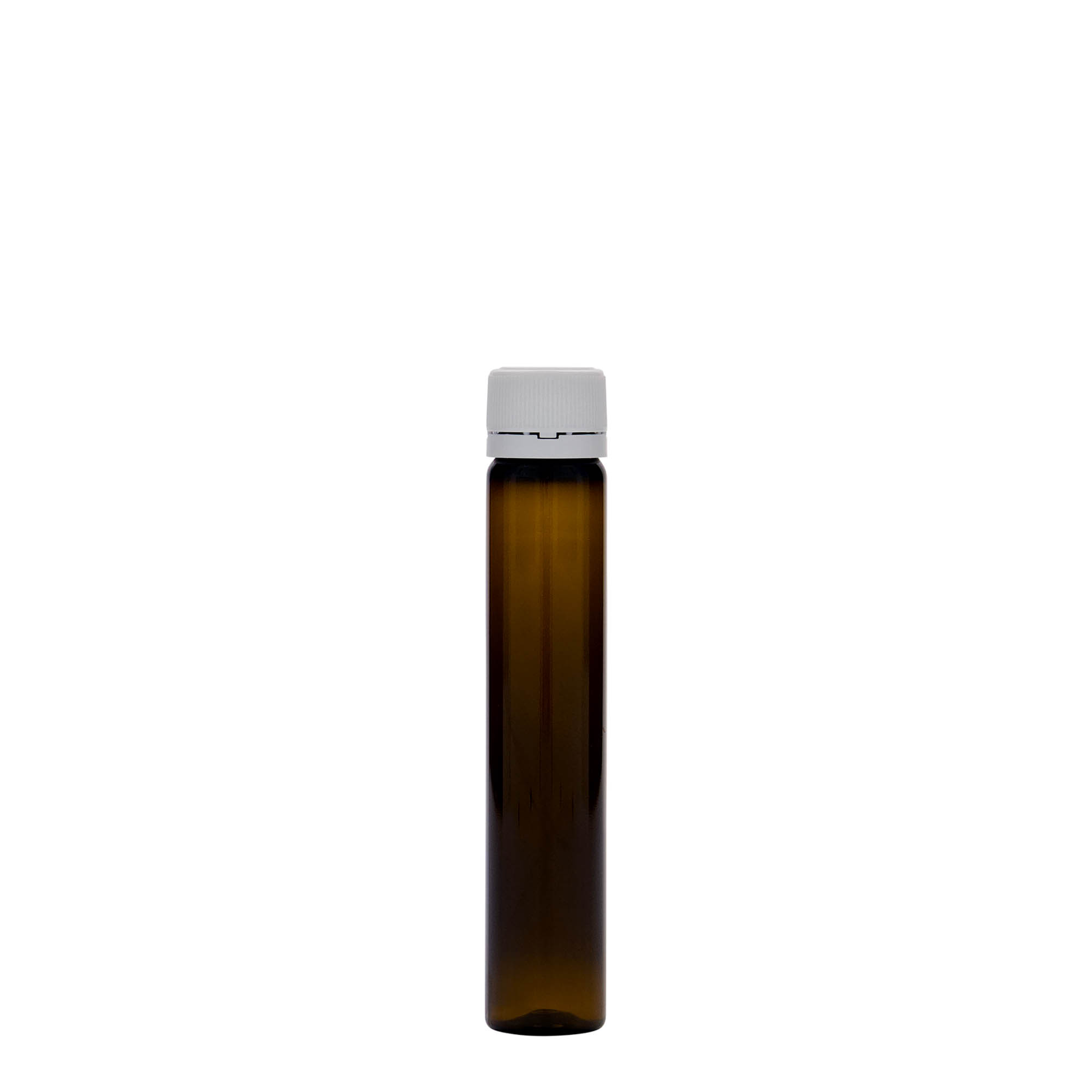 Éprouvette en PET 25 ml, plastique, blanc, bouchage: Bougage à vis Éprouvette en PET 25 ml, plastique, blanc, bouchage: Bougage à vis