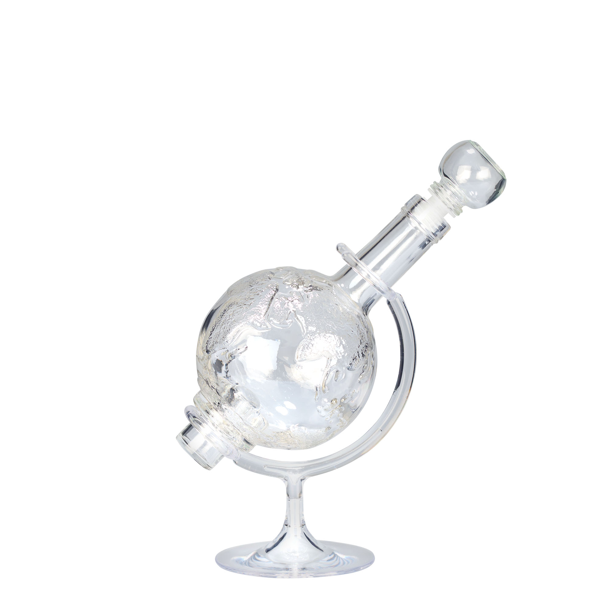 Glazen fles 'Globus', 500 ml, monding: kurk