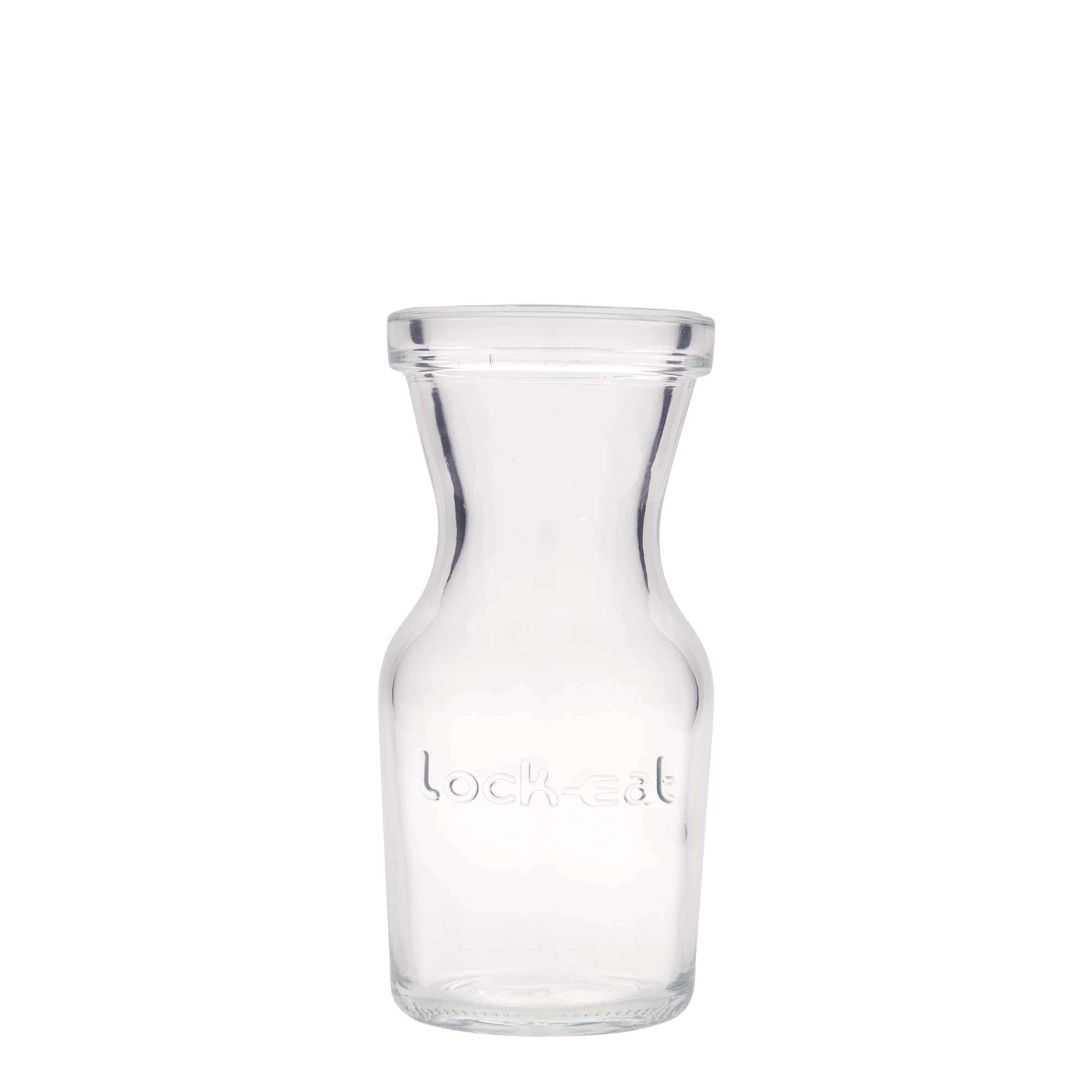 Carafe en verre 250 ml 'Lock-Eat', bouchage: bouchon mécanique