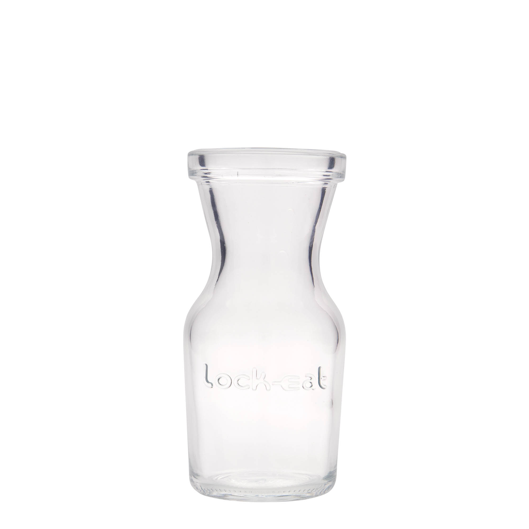 Carafe en verre 250 ml 'Lock-Eat', bouchage: bouchon mécanique Carafe en verre 250 ml 'Lock-Eat', bouchage: bouchon mécanique
