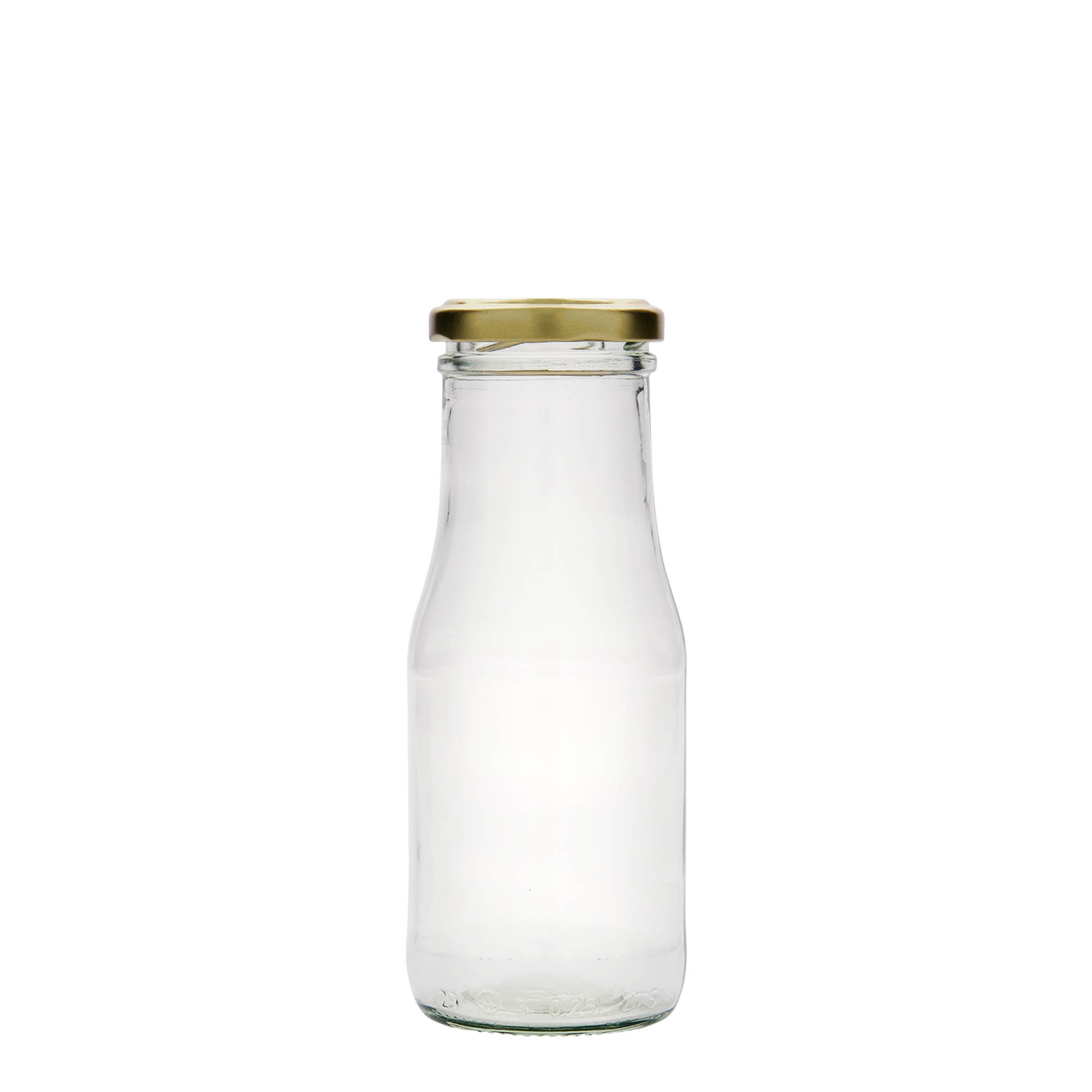 Glazen fles Susann, 250 ml, monding: twist-off (TO 48) Glazen fles Susann, 250 ml, monding: twist-off (TO 48)