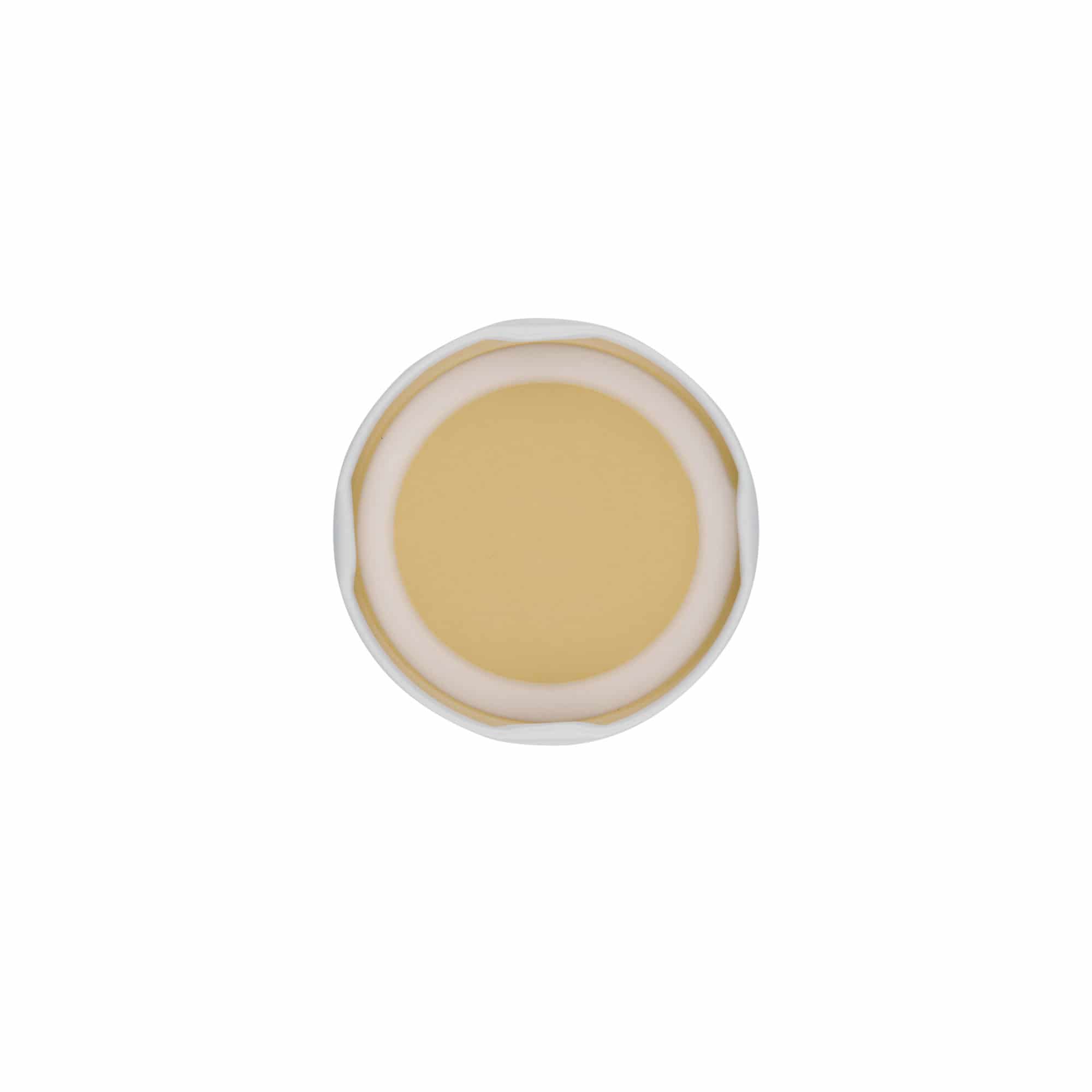 Couvercle Twist-Off, fer blanc, blanc, pour bouchage: TO 58