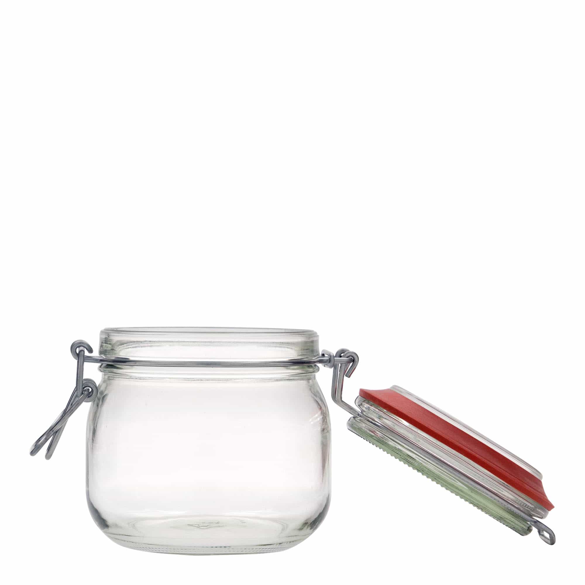 Bocal bombé à fermeture mécanique 634 ml, bouchage: bouchon mécanique Bocal bombé à fermeture mécanique 634 ml, bouchage: bouchon mécanique