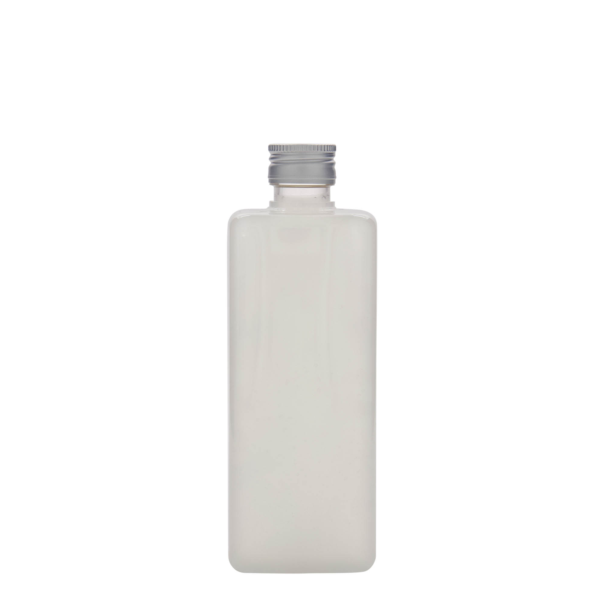 Petfles 'Karl', 500 ml, vierkant, kunststof, monding: PP 28 Petfles 'Karl', 500 ml, vierkant, kunststof, monding: PP 28