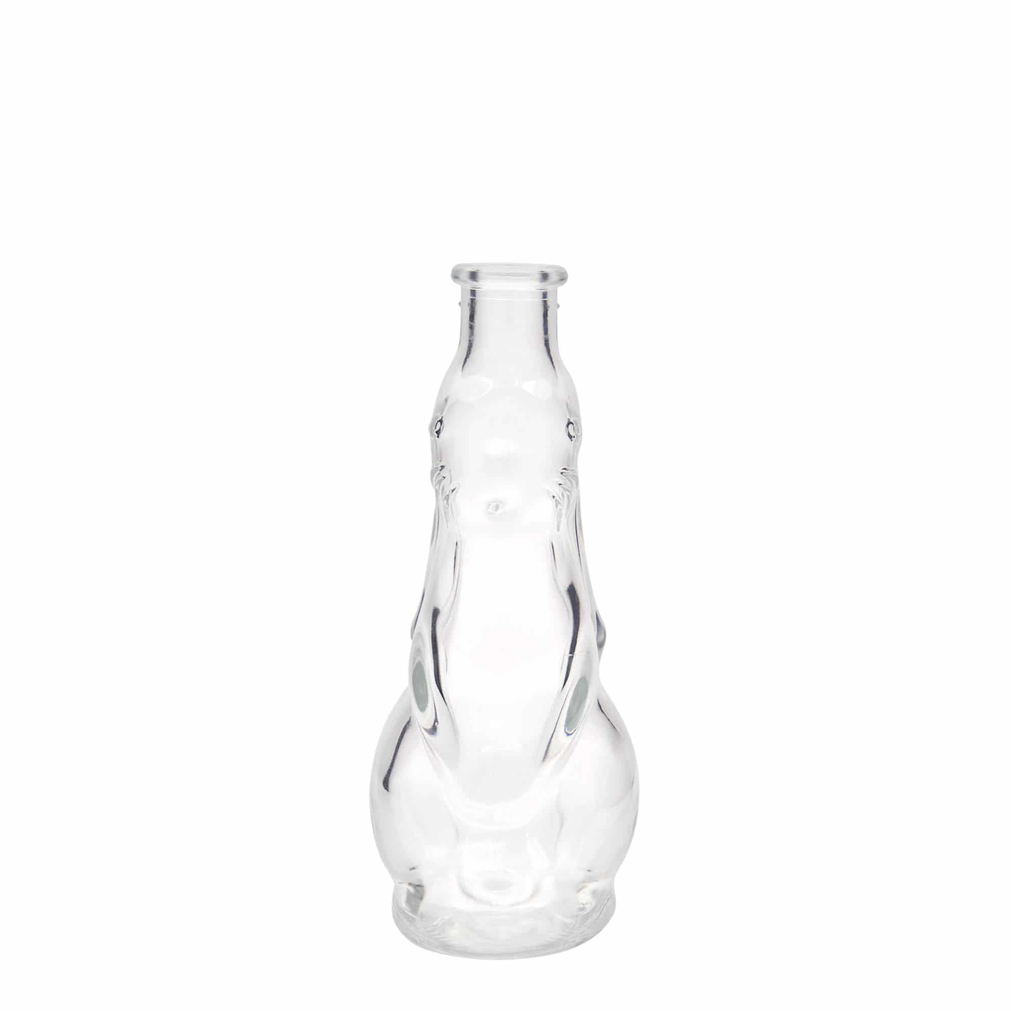 Bouteille en verre 200 ml 'Lapin', bouchage: bouchon