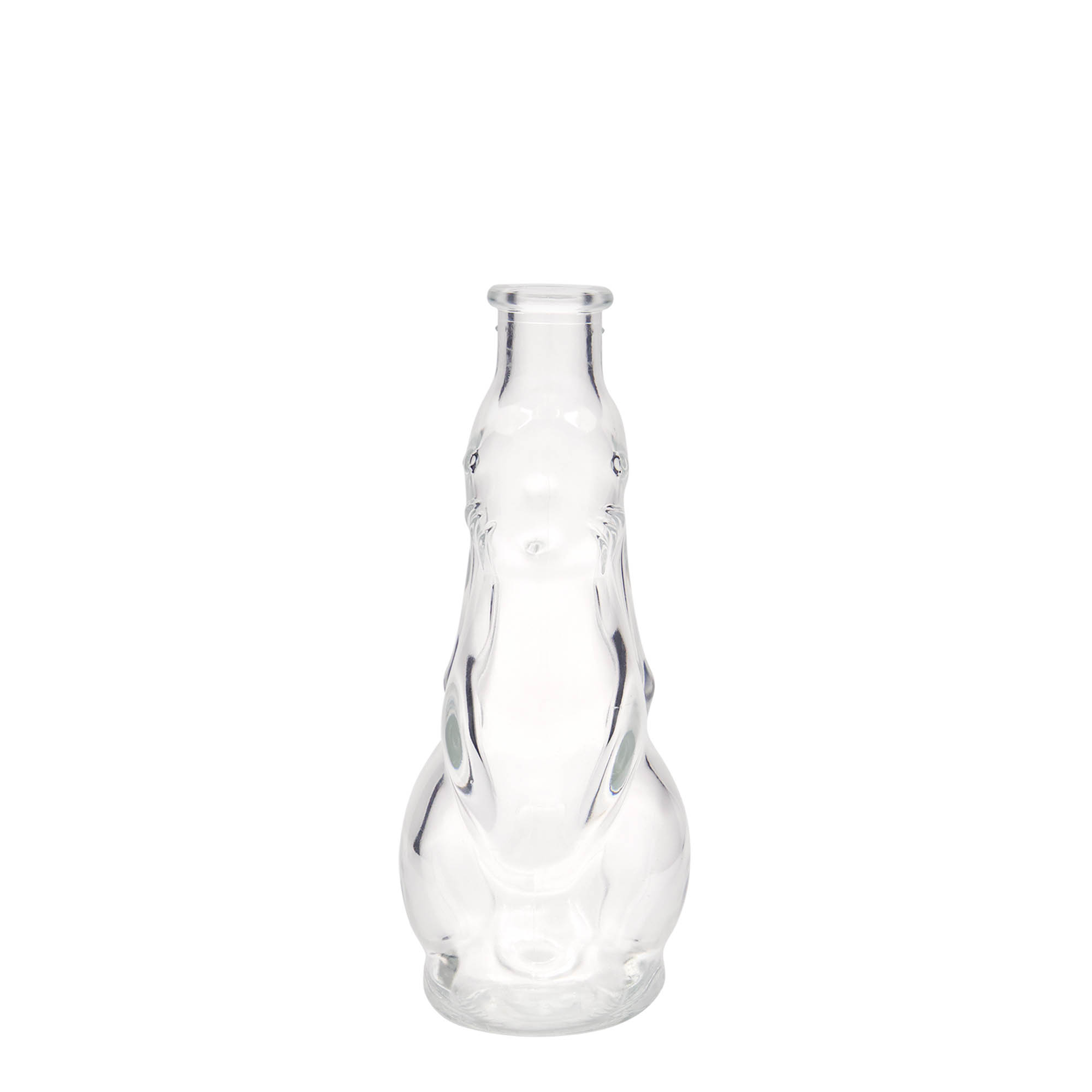 Bouteille en verre 200 ml 'Lapin', bouchage: bouchon Bouteille en verre 200 ml 'Lapin', bouchage: bouchon