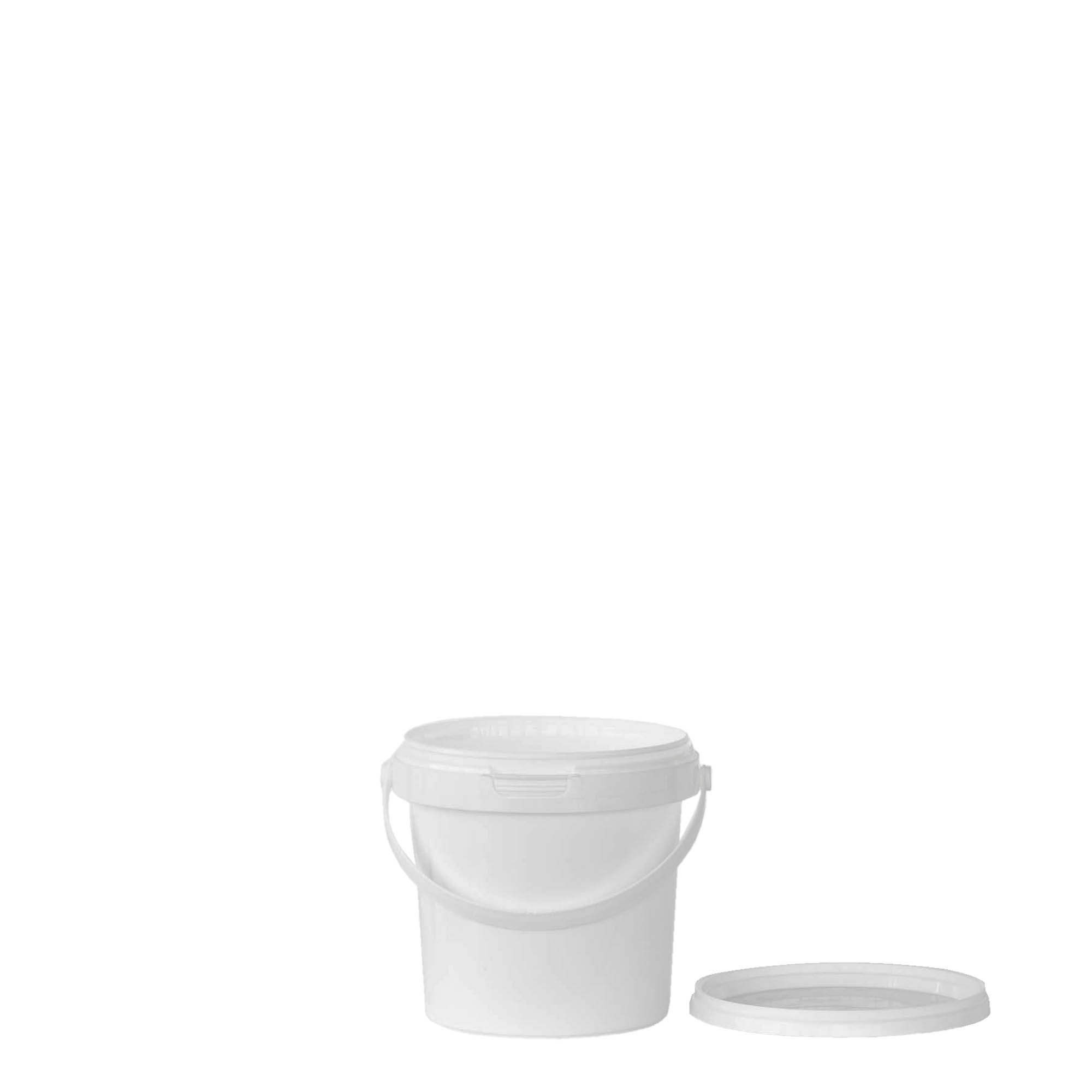 Seau 0,6 l, plastique PP, blanc Seau 0,6 l, plastique PP, blanc