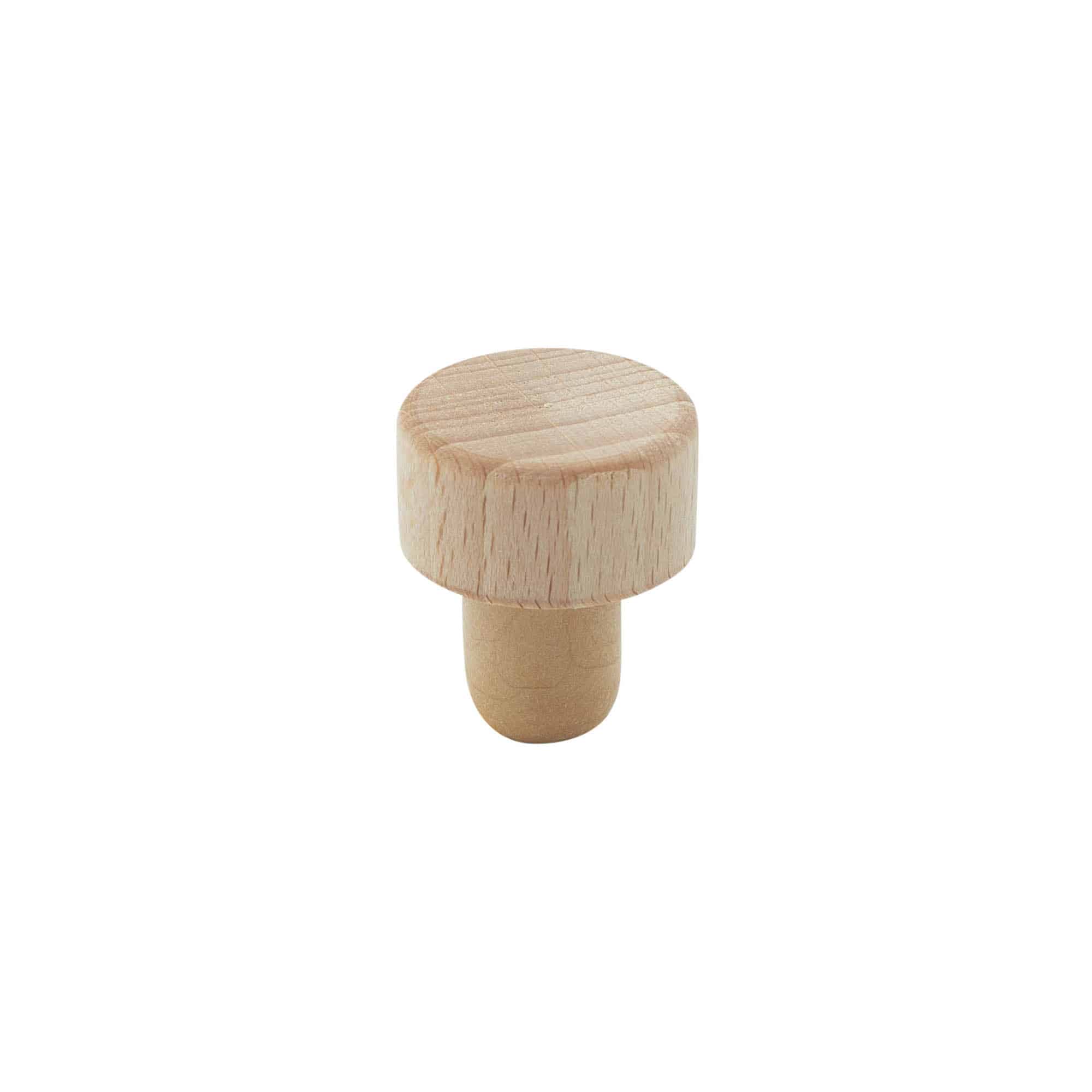 Dopkurk, 16 mm, kunststof-hout/kunststof, meerkleurig, voor monding: kurk