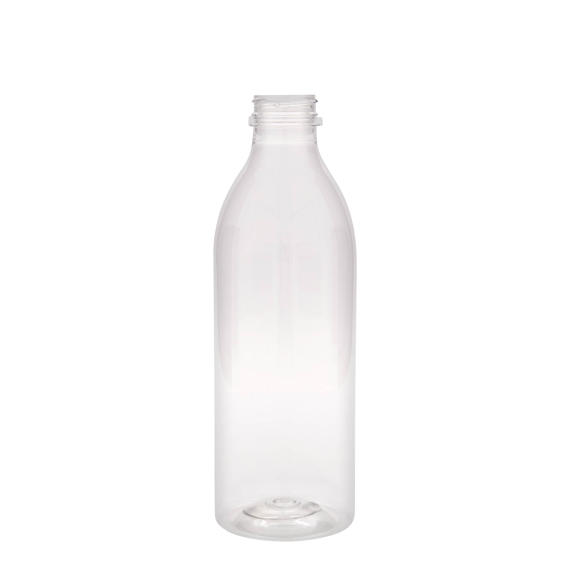 Petfles standaard, 1000 ml, kunststof, monding: 38 mm