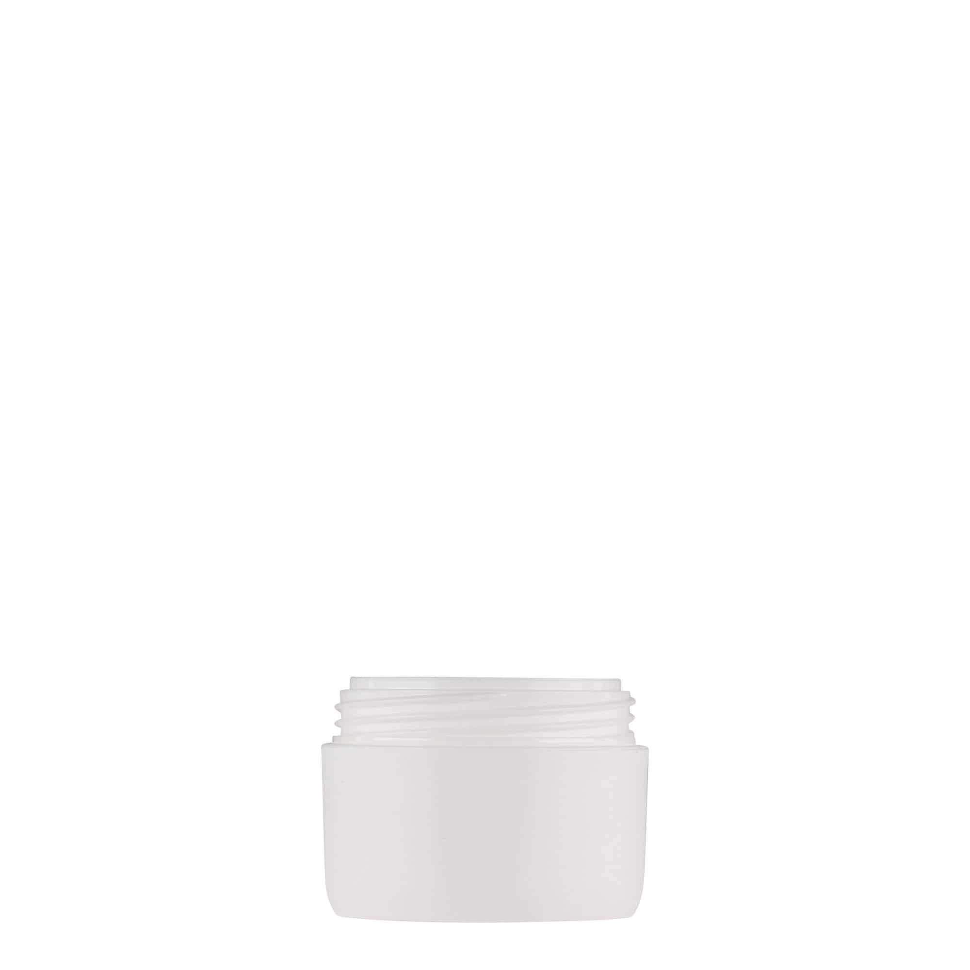 Plastic pot 'Antonella', 10 ml, PP, wit, monding: schroefsluiting
