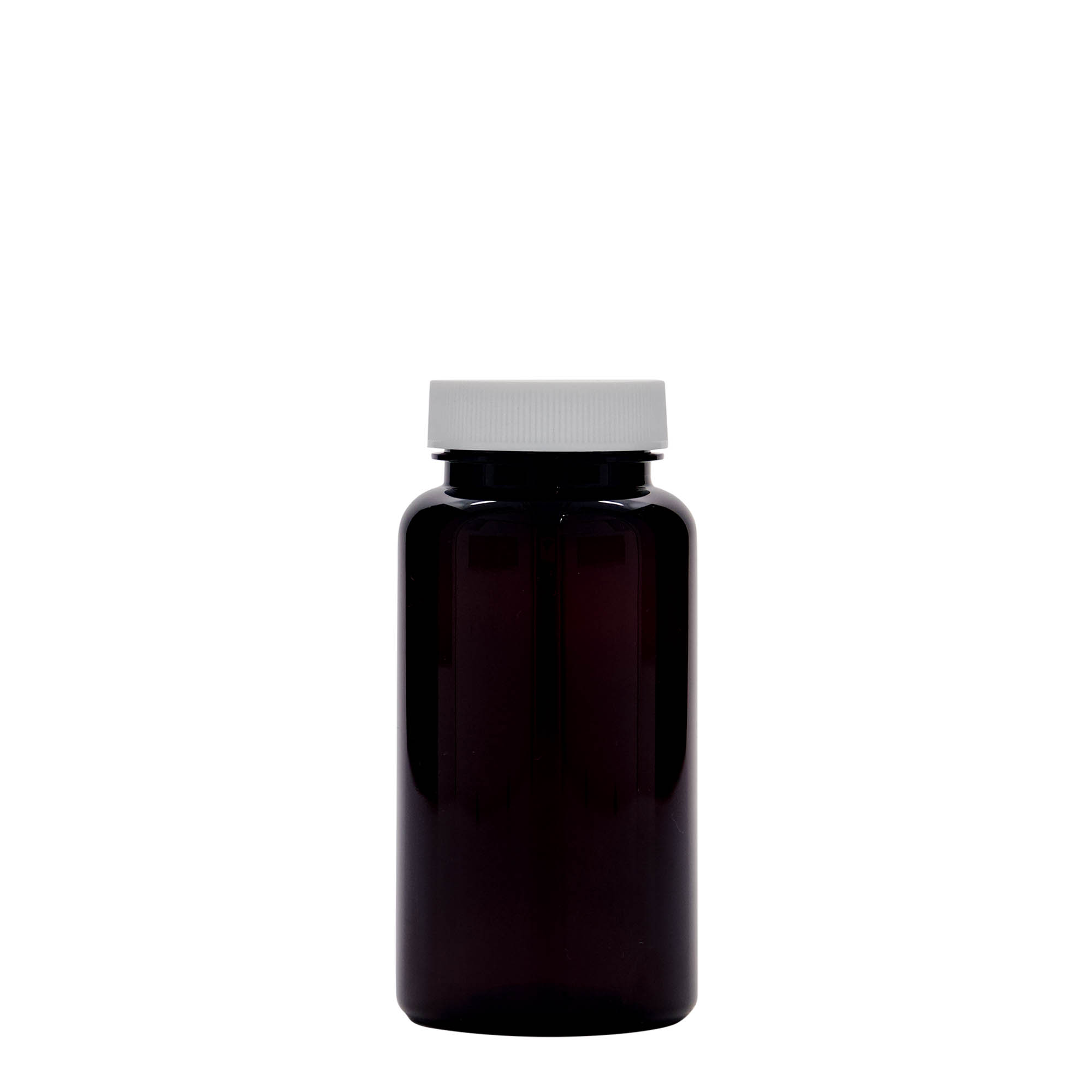 Pet-medicijnpotje, 150 ml, kunststof, bruin, monding: 38/400 Pet-medicijnpotje, 150 ml, kunststof, bruin, monding: 38/400