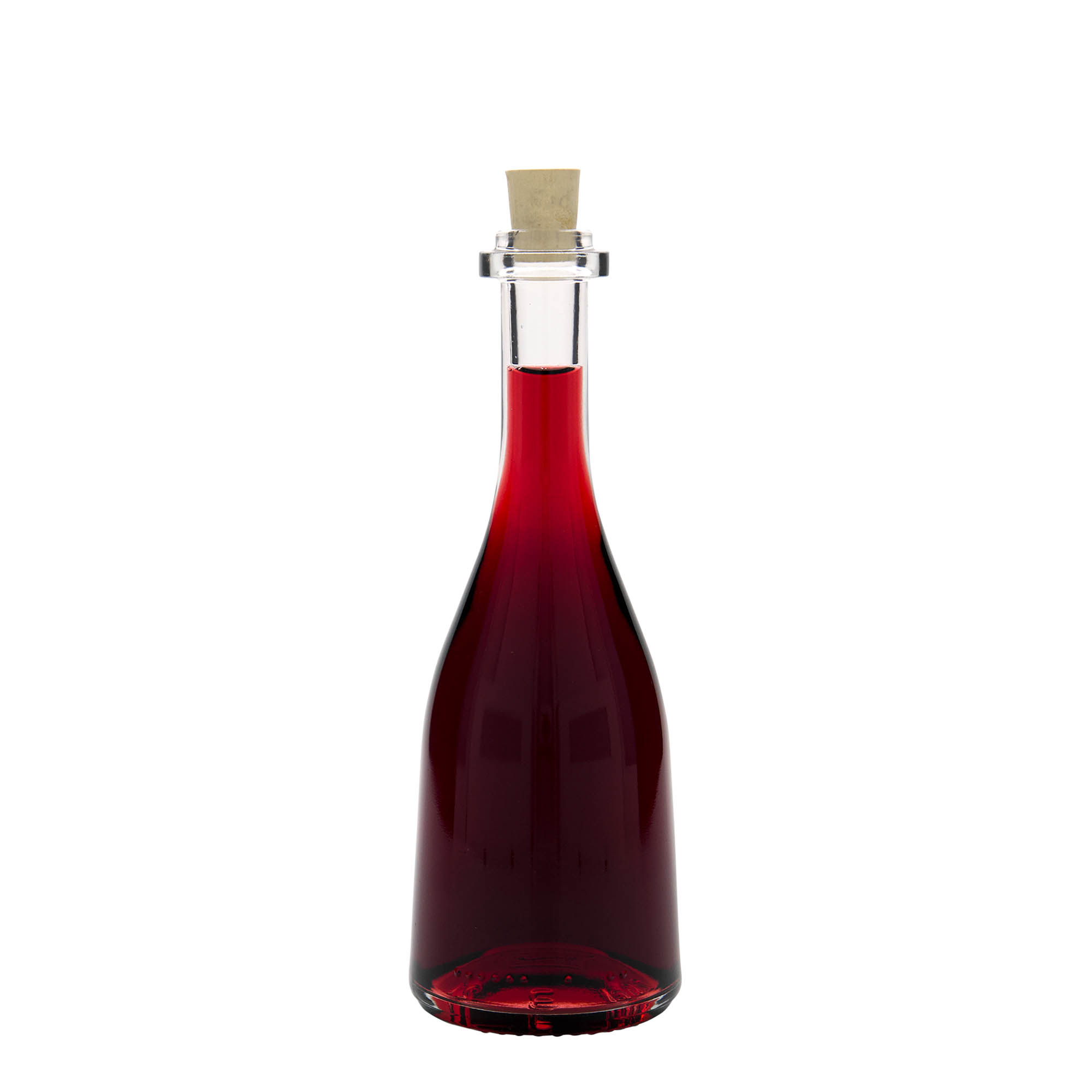 Glazen fles 'Rustica', 200 ml, monding: kurk Glazen fles 'Rustica', 200 ml, monding: kurk