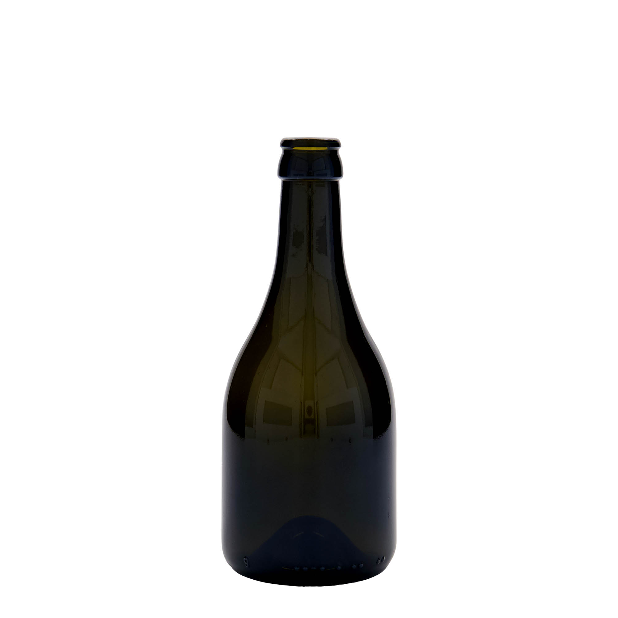 Bouteille de bière 330 ml 'Horta', verre, vert antique, bouchage: capsules couronnes