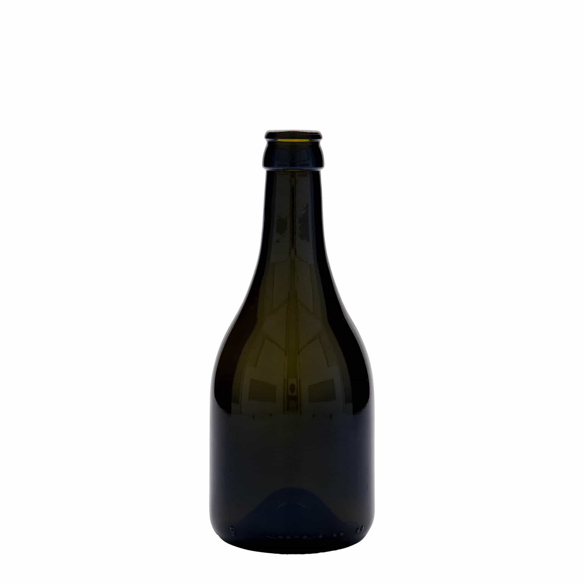 Bouteille de bière 330 ml « Horta », verre, vert antique, bouchage: capsules couronnes