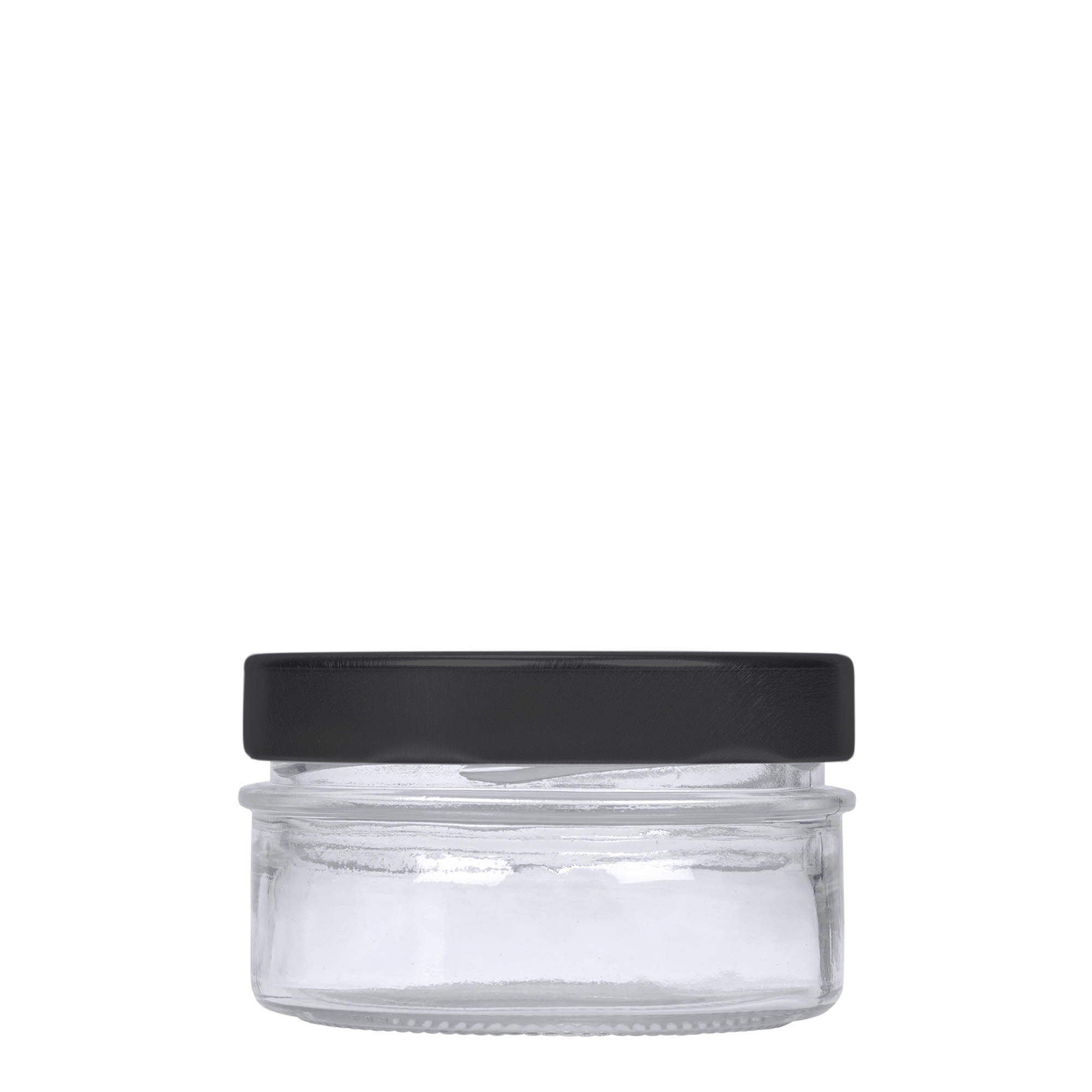 Ronde pot 'Monza', 190 ml, monding: deep-twist-off (DTO 82) Ronde pot 'Monza', 190 ml, monding: deep-twist-off (DTO 82)