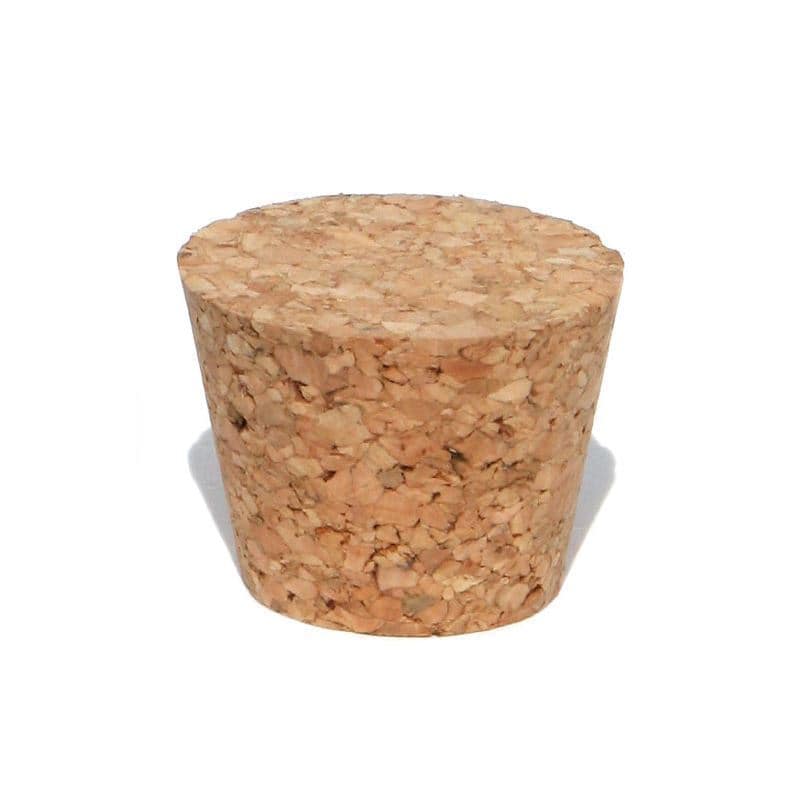 Bouchon pointu 48-57 x 27, liège compressé, beige, pour bouchage: bouchon