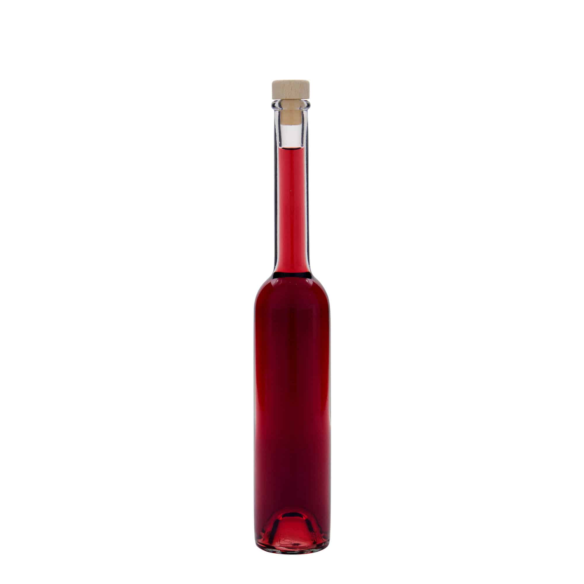 Glazen fles 'Platina', 100 ml, monding: kurk