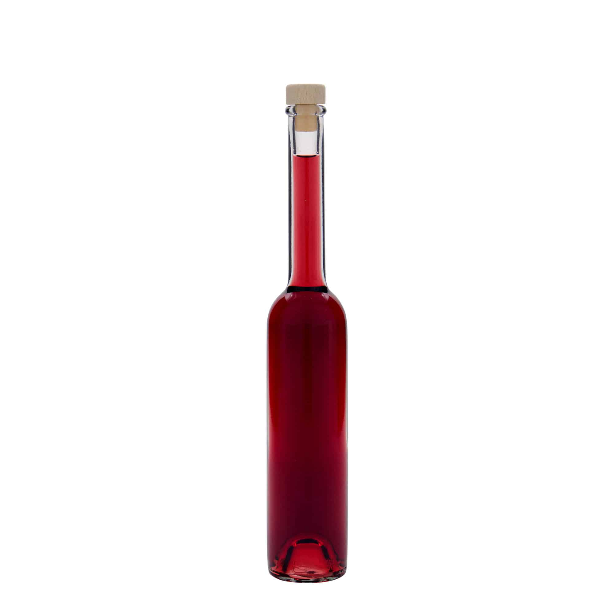 Glazen fles 'Platina', 100 ml, monding: kurk