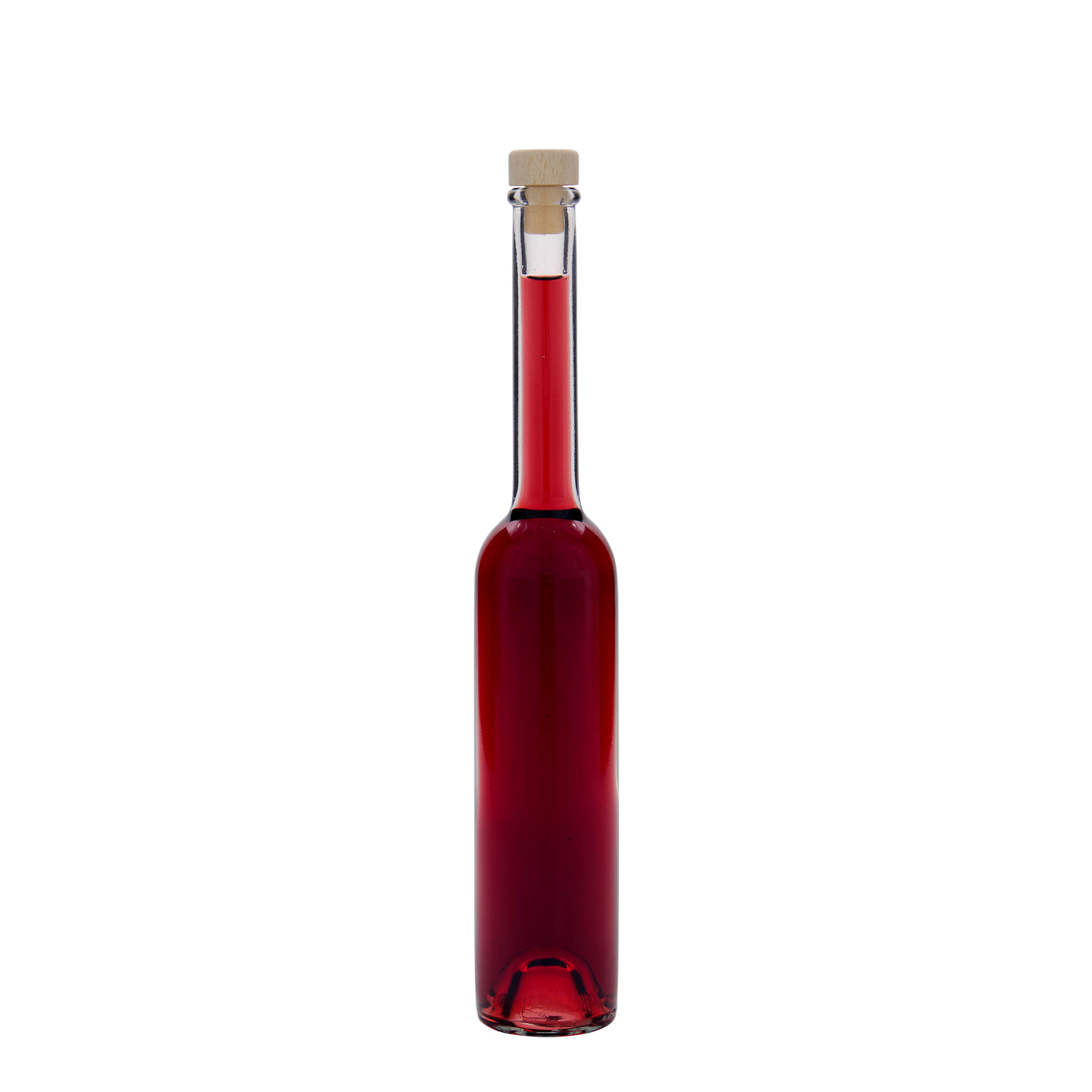 Glazen fles 'Platina', 100 ml, monding: kurk Glazen fles 'Platina', 100 ml, monding: kurk