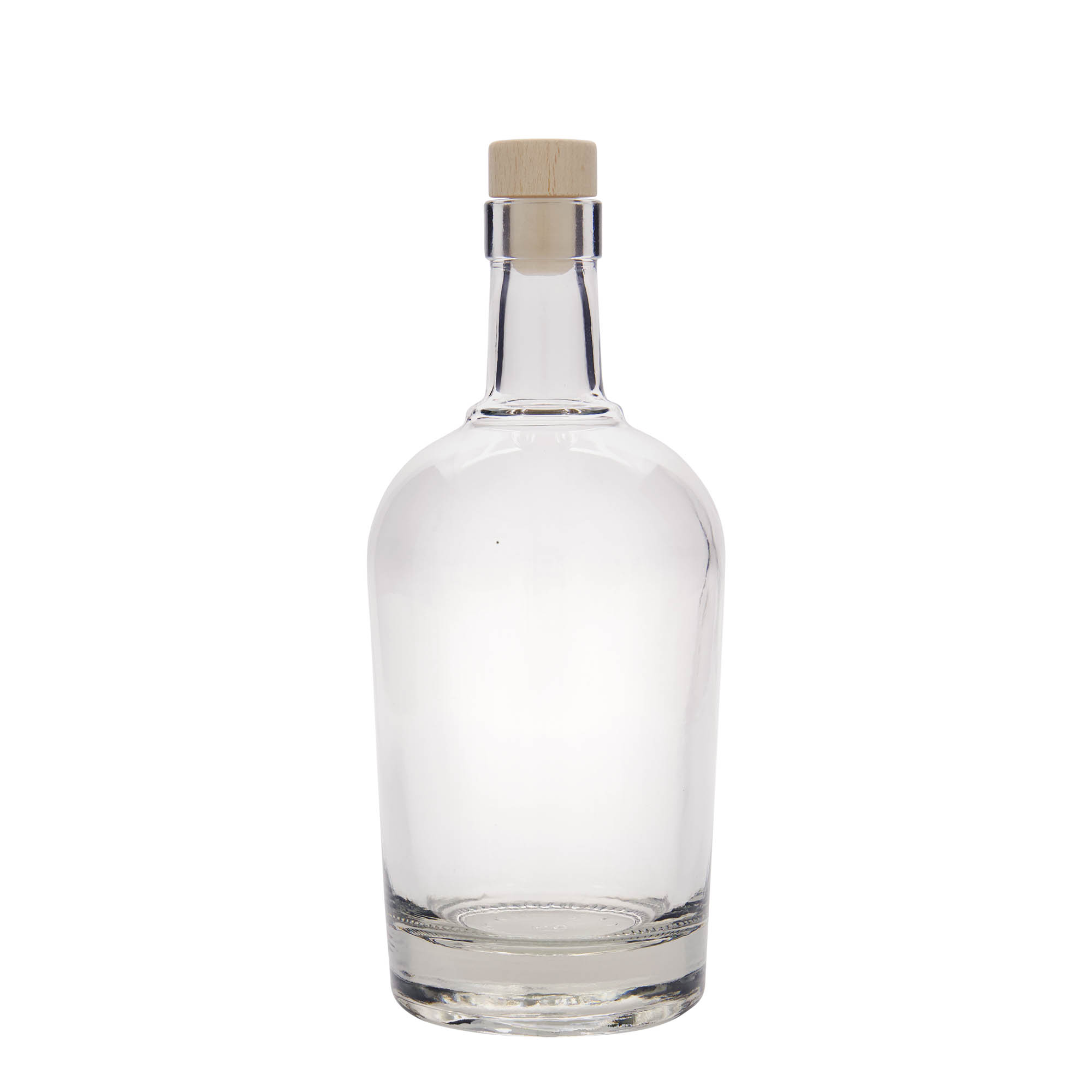 Glazen fles 'Amarillo', 700 ml, monding: kurk