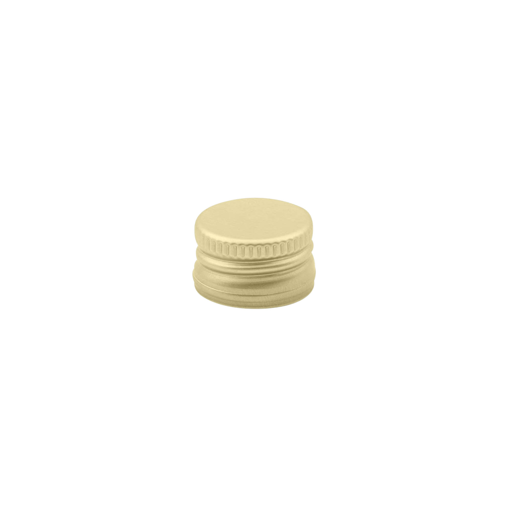 Schroefsluiting, metaal, goud, voor monding: PP 18 Schroefsluiting, metaal, goud, voor monding: PP 18