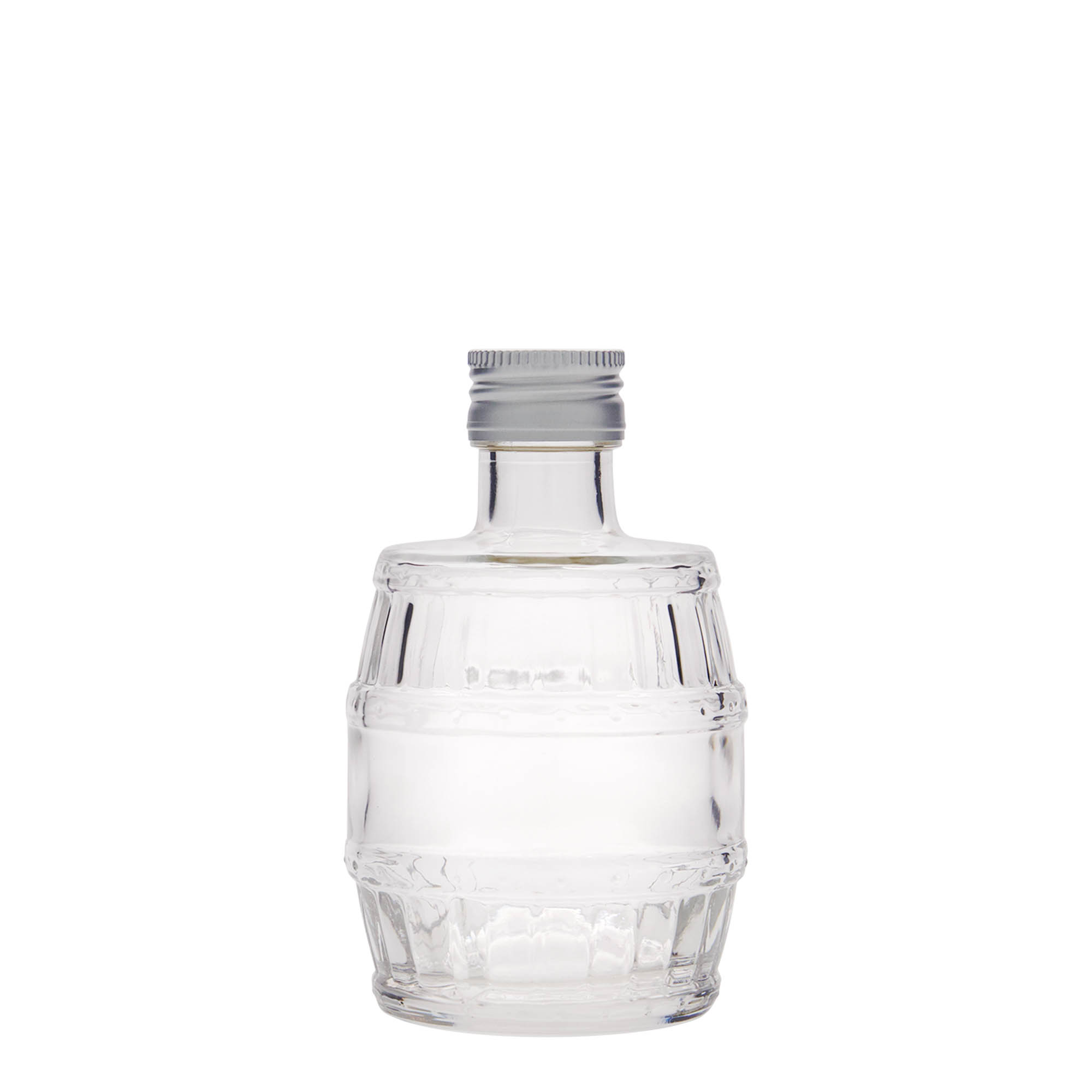 Glazen fles 'Vat', 200 ml, monding: PP 28 Glazen fles 'Vat', 200 ml, monding: PP 28