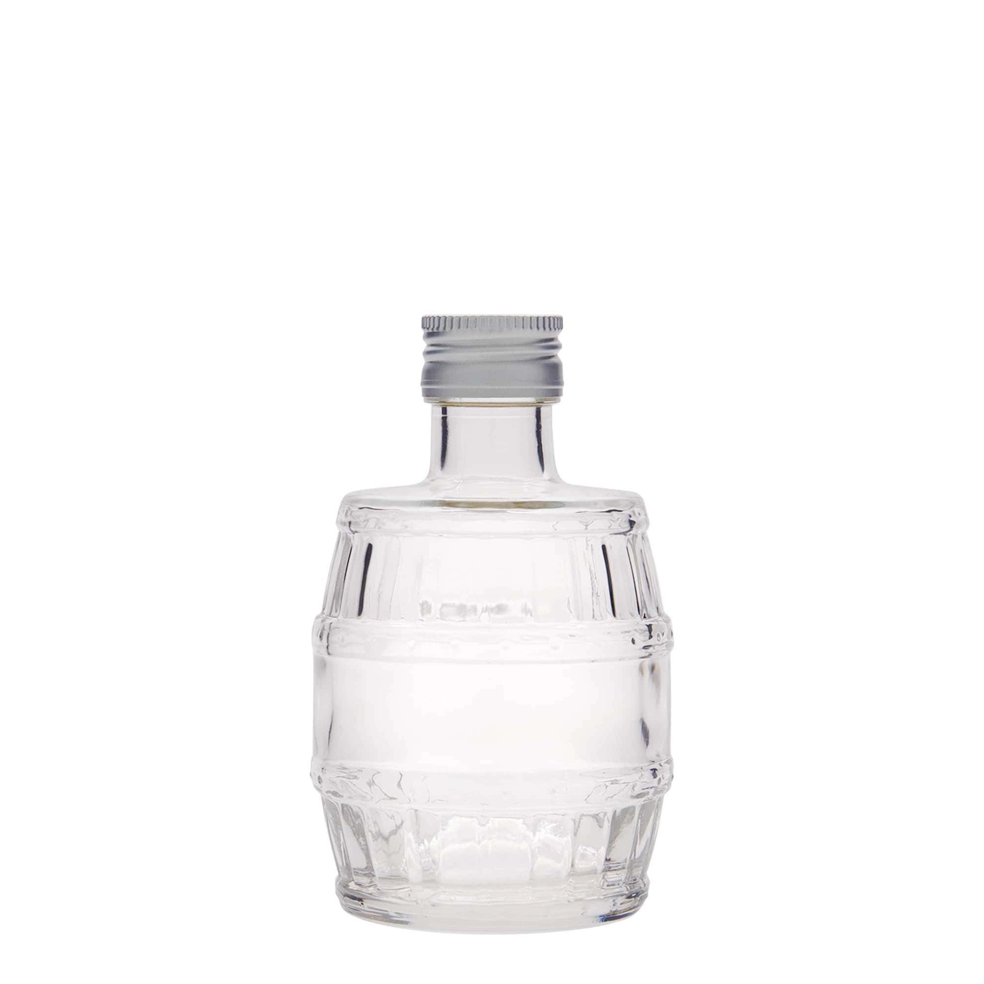 Bouteille en verre 200 ml « Fut », bouchage: PP 28