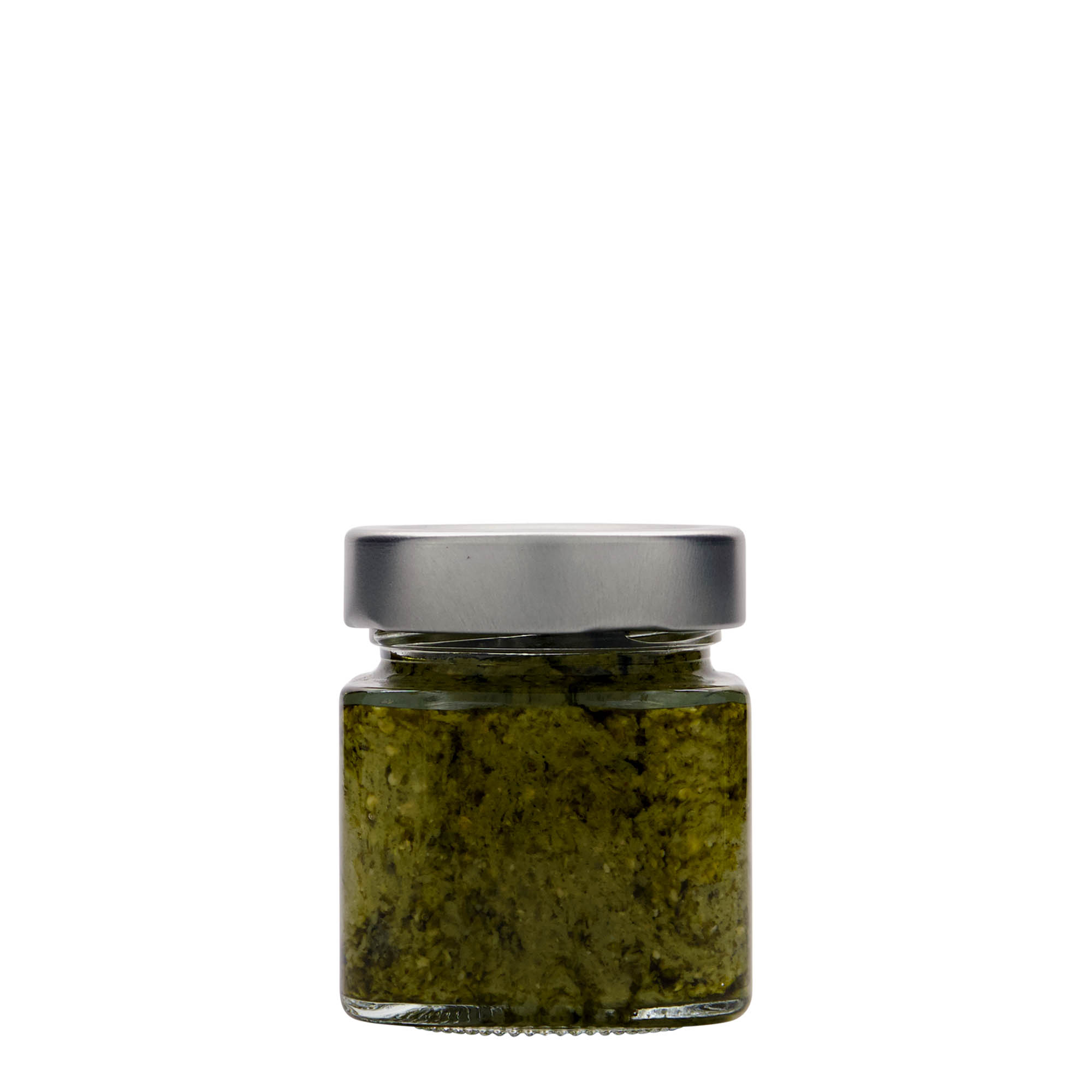 Bocal carré 156 ml 'Funny', bouchage: Deep-Twist-Off (DTO 58)