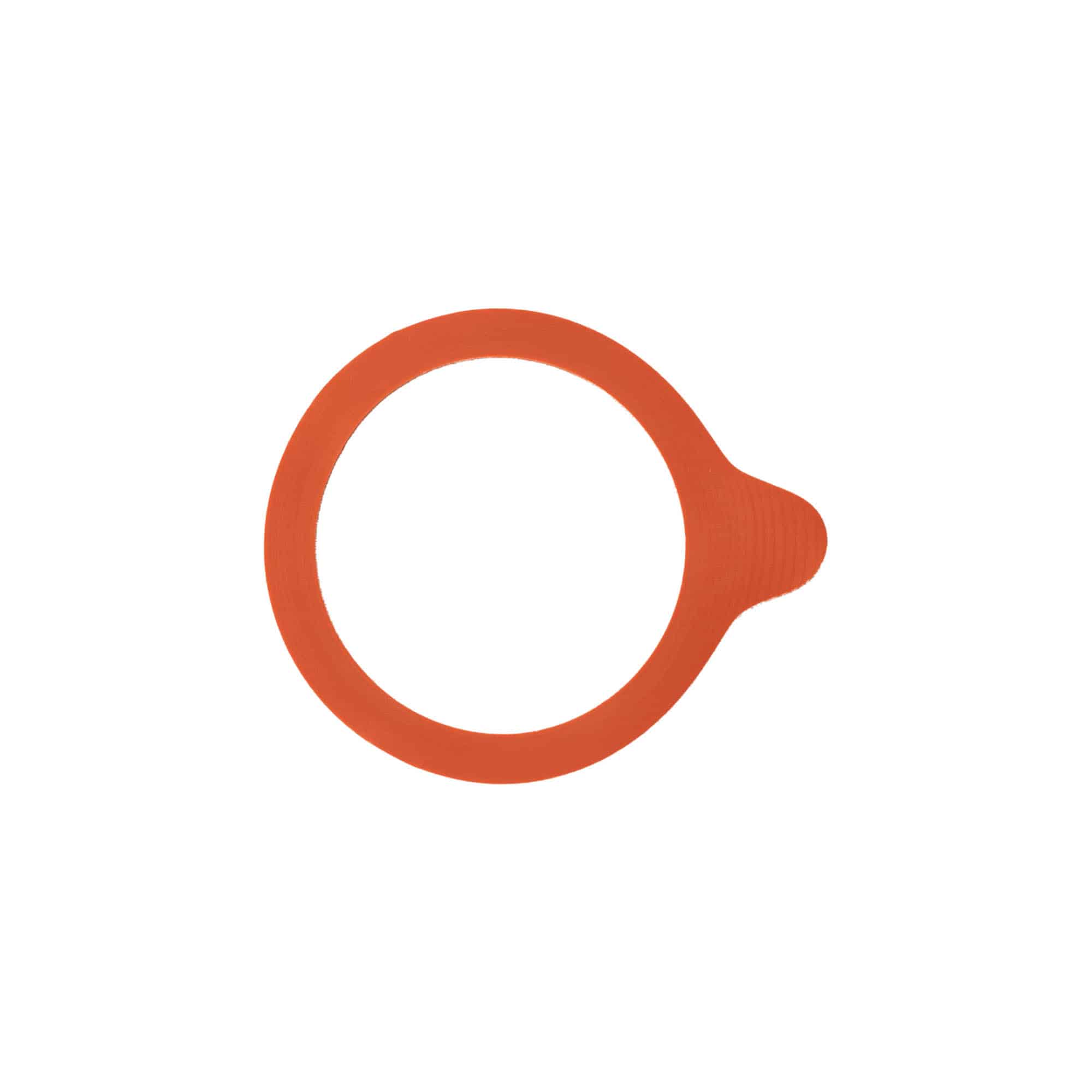 WECK-inmaakring RR60, rood, monding: ronde rand