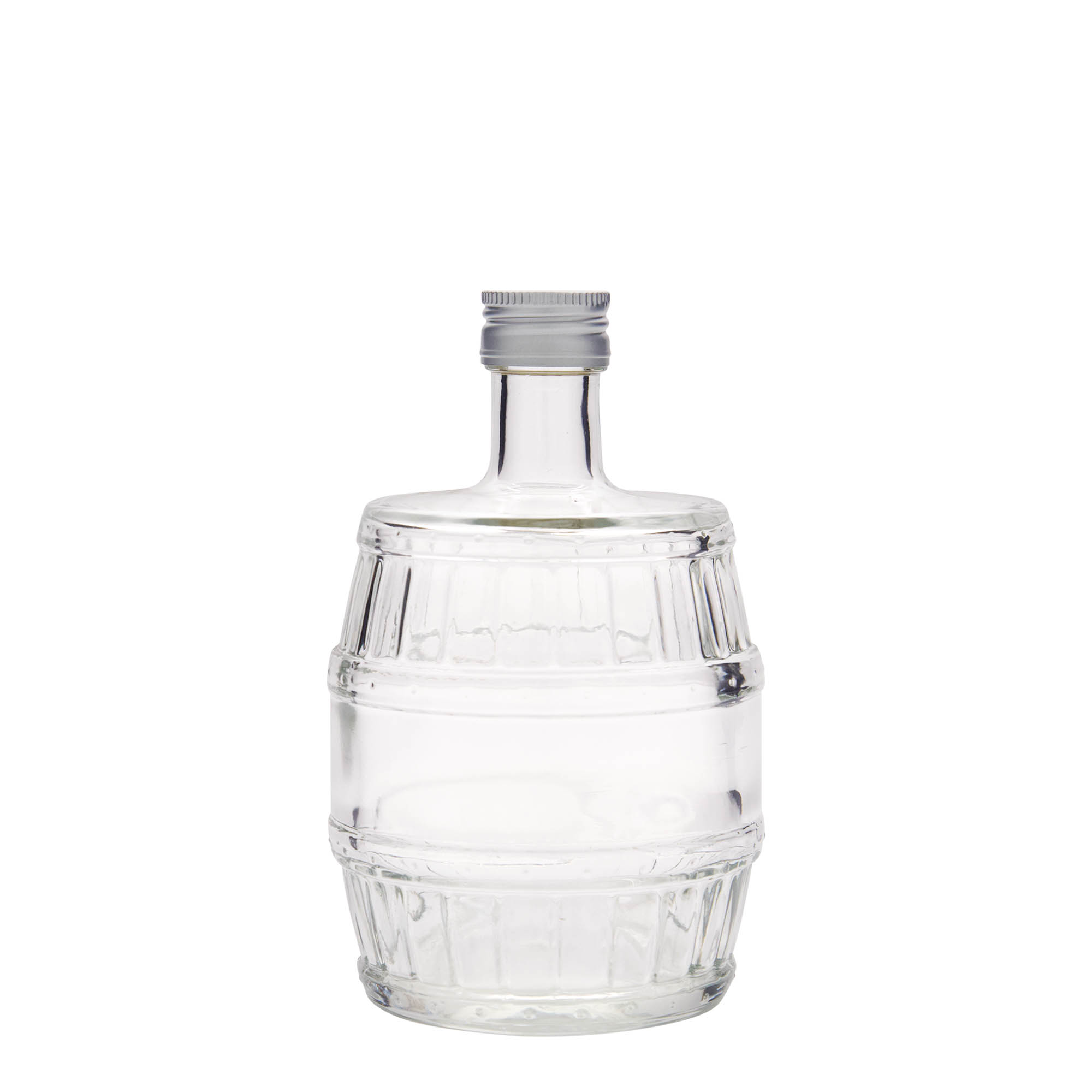Glazen fles 'Vat', 500 ml, monding: PP 28 Glazen fles 'Vat', 500 ml, monding: PP 28