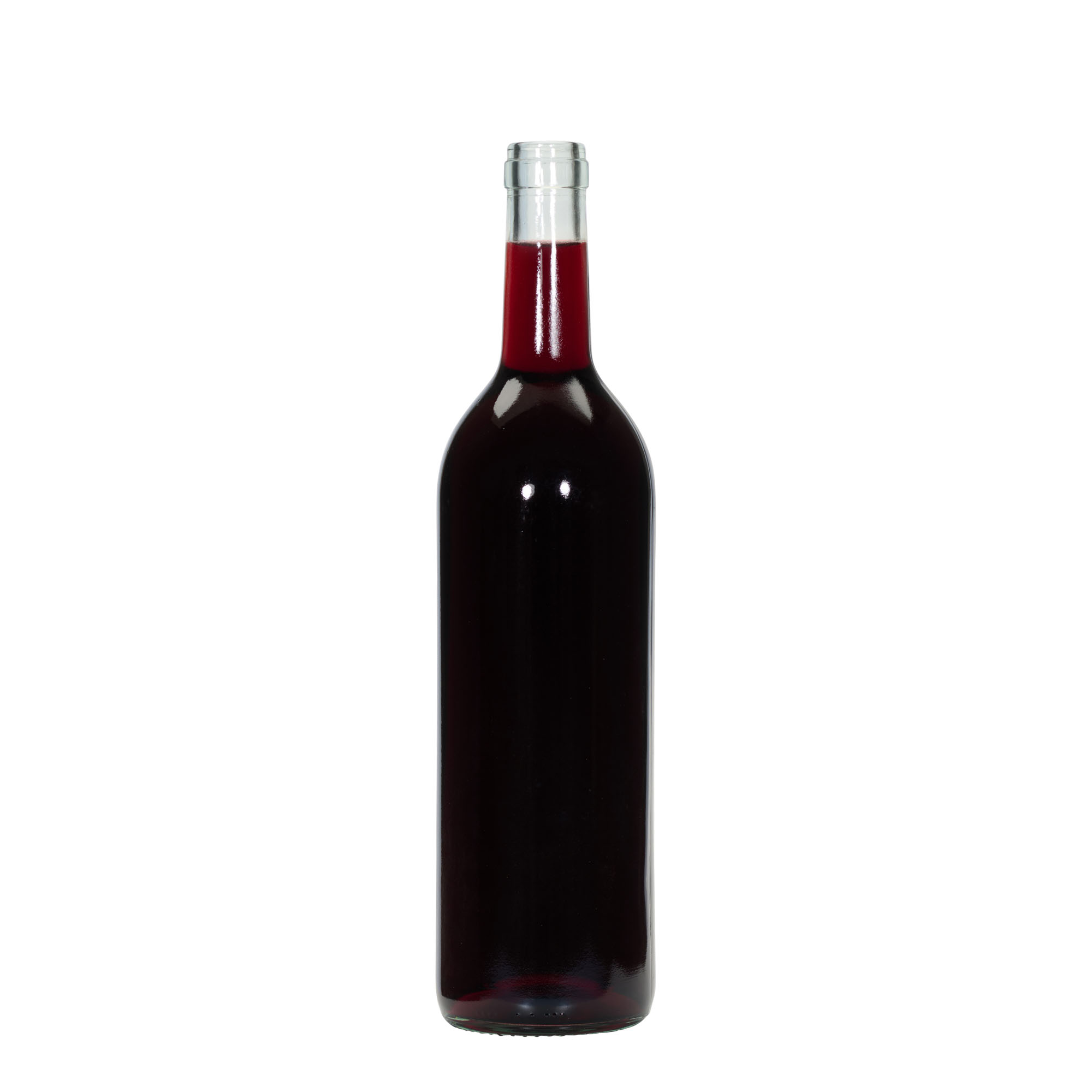 750 ml glazen fles 'Bordeaux Tradition', monding: kurk 750 ml glazen fles 'Bordeaux Tradition', monding: kurk