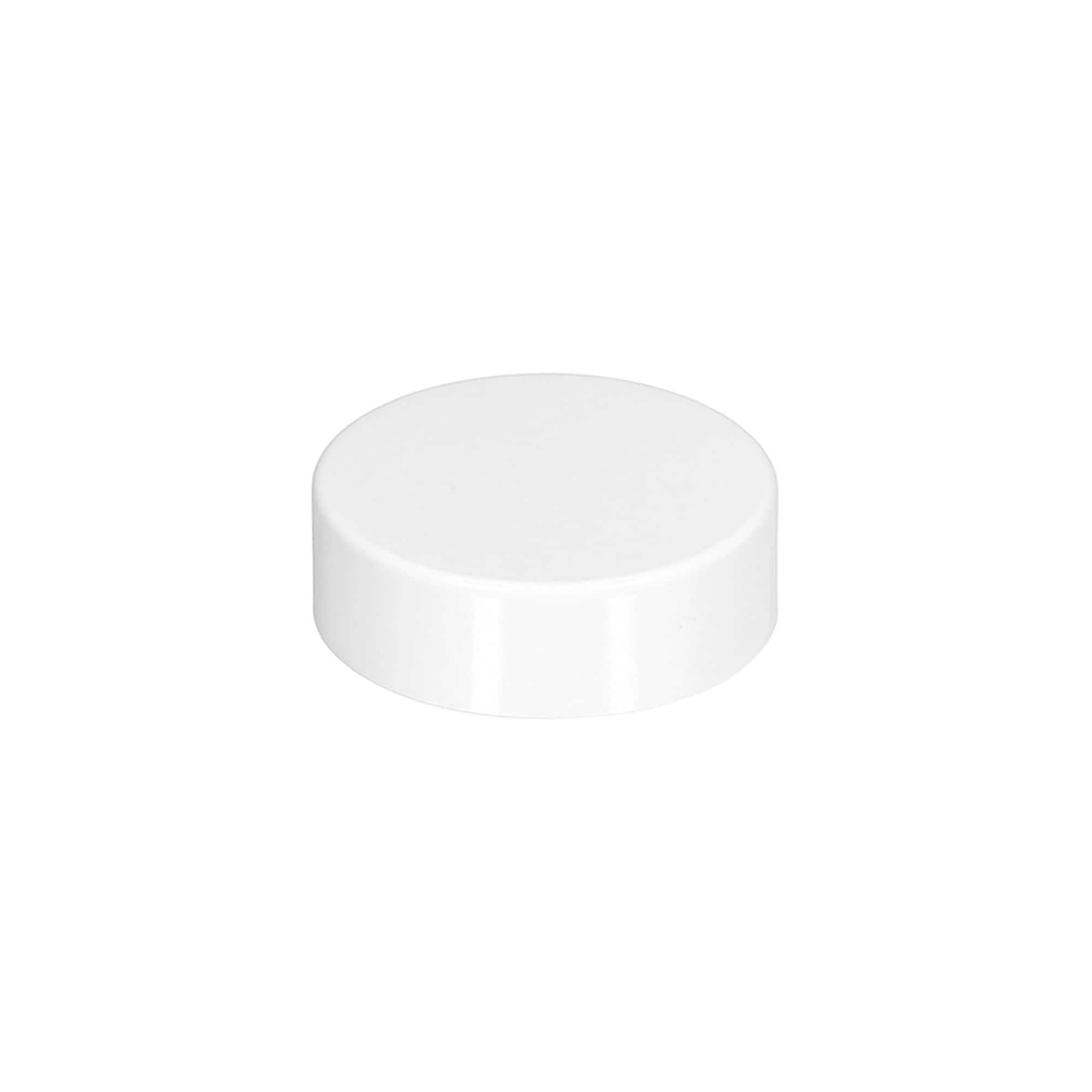 Schroefdop voor 30 ml 'Brown Line', PP, wit
