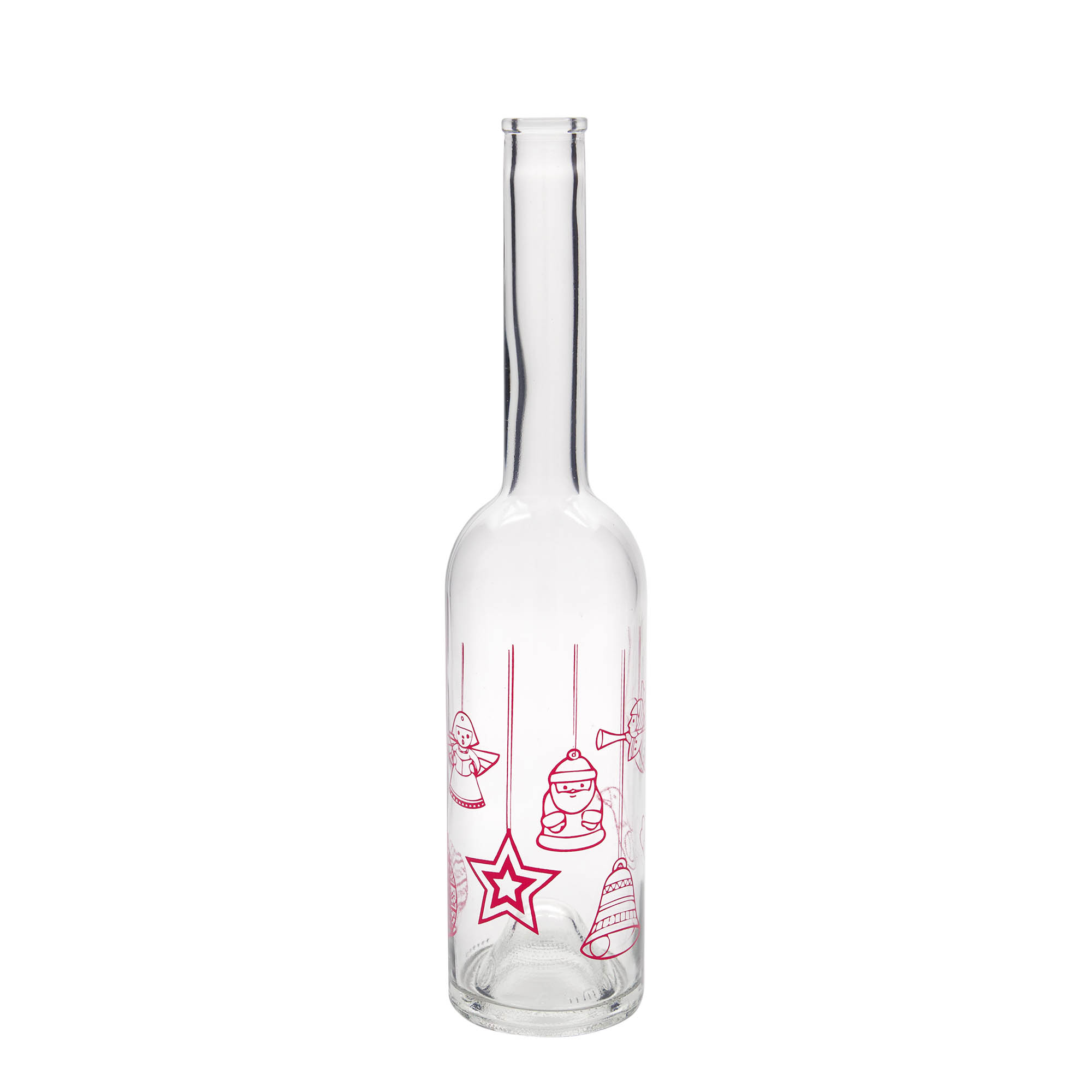 Bouteille en verre 500 ml 'Opera', motif : étoiles, bouchage: bouchon